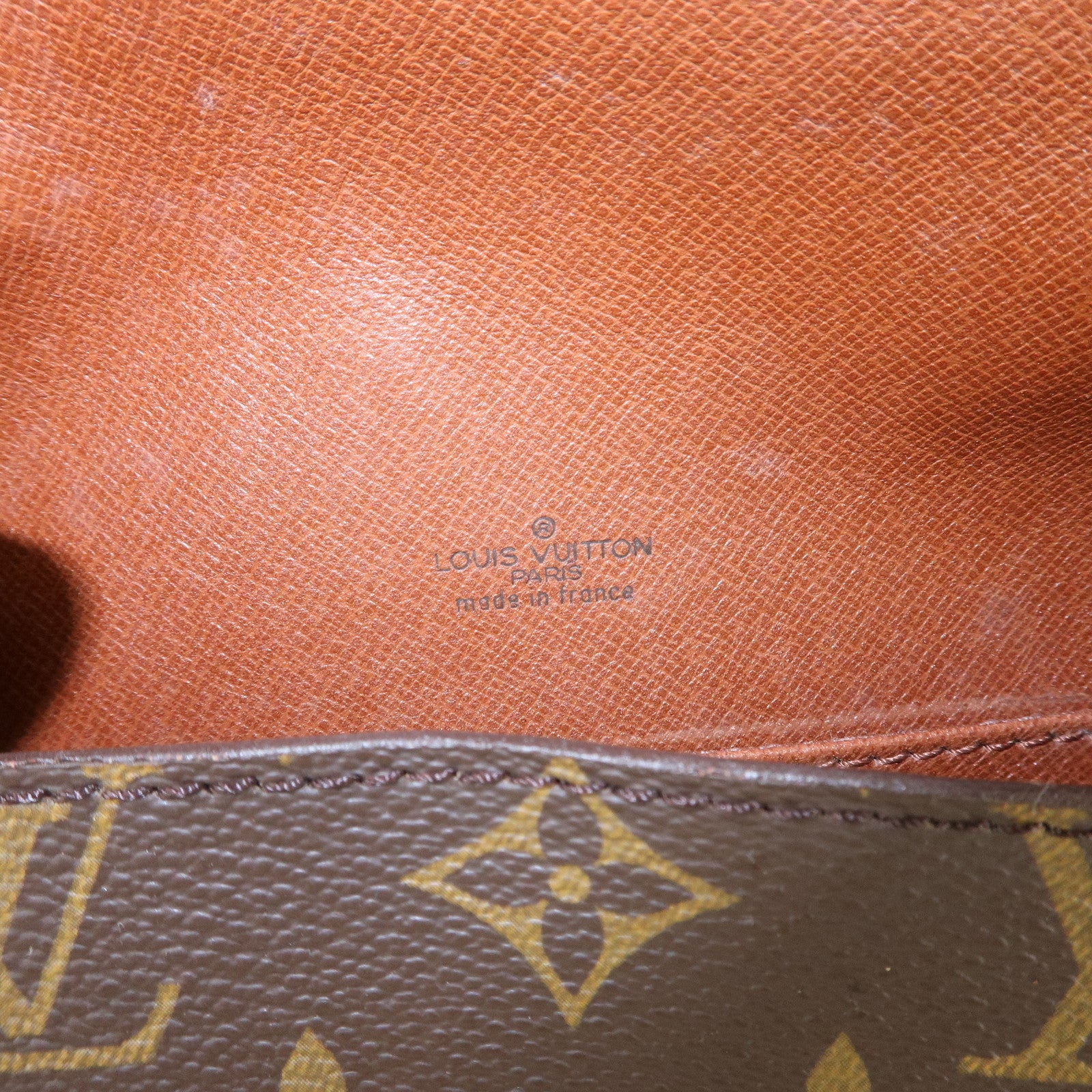 Louis Vuitton Monogram Saint Cloud MM Shoulder Bag Brown M51243 Used