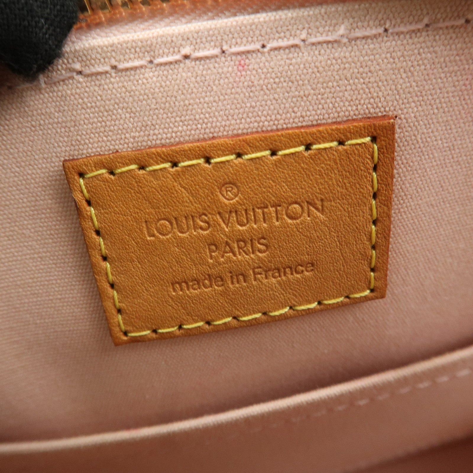 Louis Vuitton Monogram Vernis Alma BB Rose Angelique M90064 Used