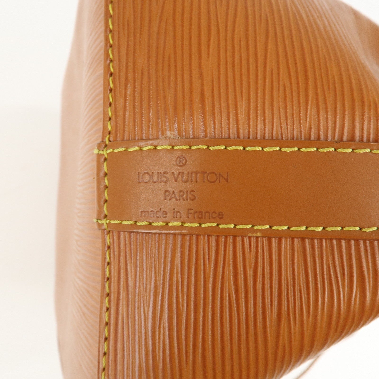 Louis Vuitton Epi Petit Noe Shoulder Bag Zipang Gold M44108 Used