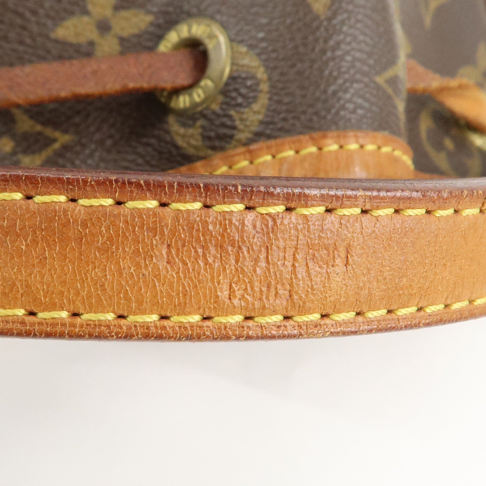 Louis Vuitton Monogram Mini Noe Hand Bag Brown M42227 Used