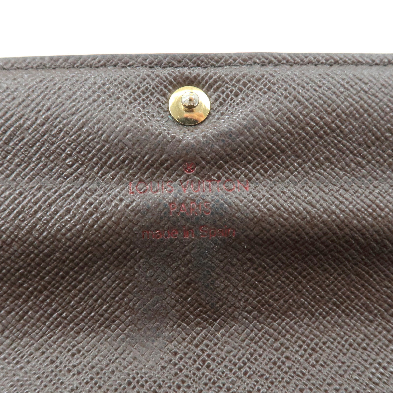 Louis Vuitton Damier Set of 2 Long Wallet N61734 Used