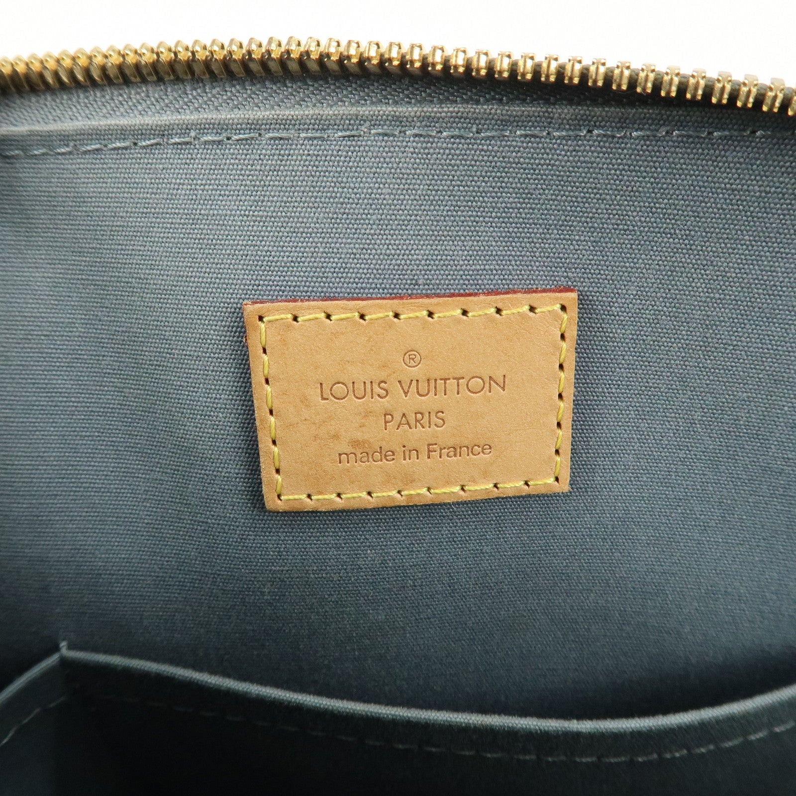 Louis Vuitton Monogram Vernis Alma PM Hand Bag Gris M91613 Used