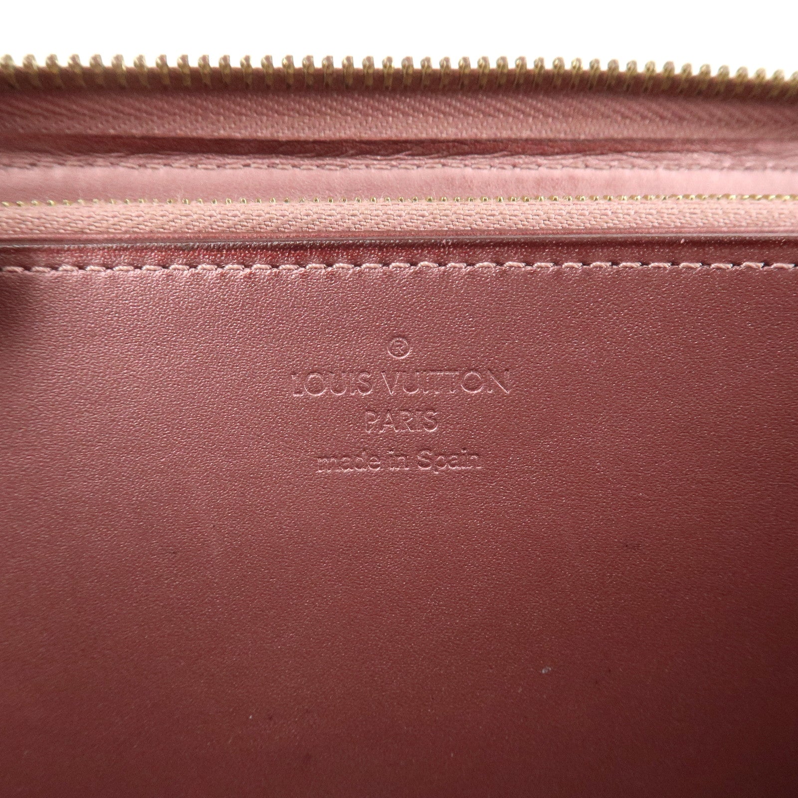 Louis Vuitton Monogram Vernis Zippy Long Wallet Used