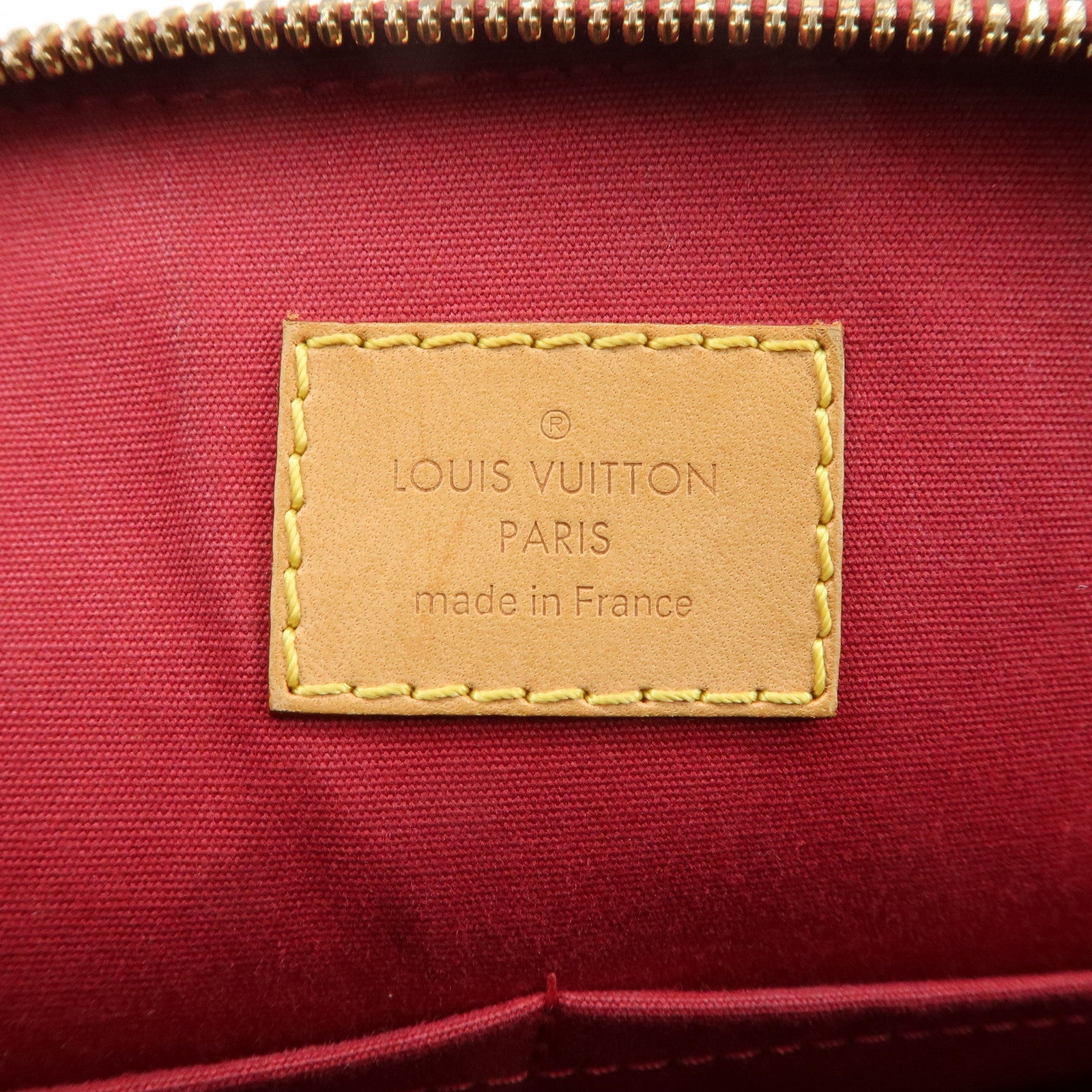 Louis Vuitton Monogram Vernis Alma PM Bag Pomme d'Amour M90096 Used