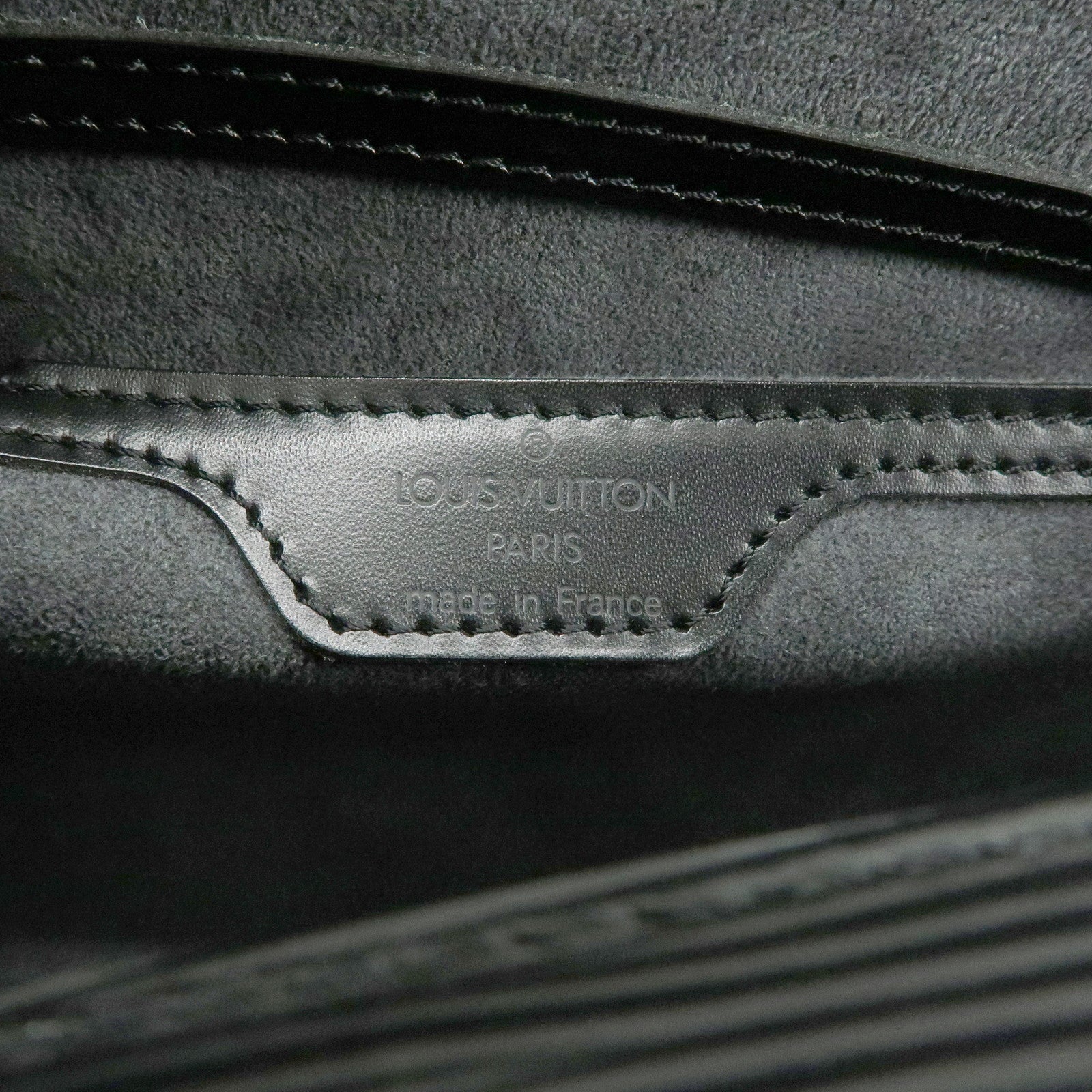 Louis Vuitton Epi Soufflot Hand Bag Noir Black M52862 Used