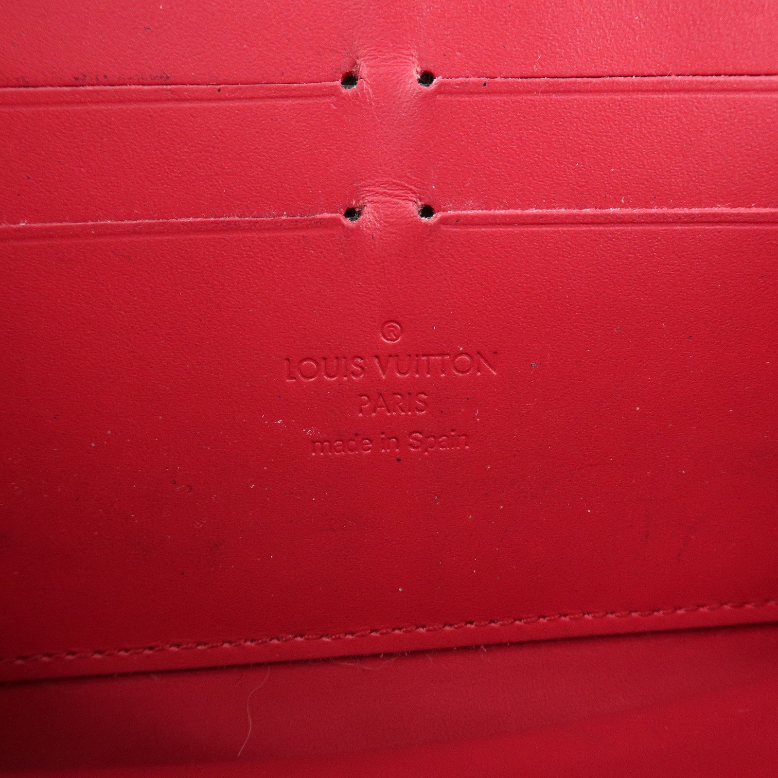 Louis Vuitton Sweet Monogram Vernis Zippy Wallet RoseIndien M90123 Used