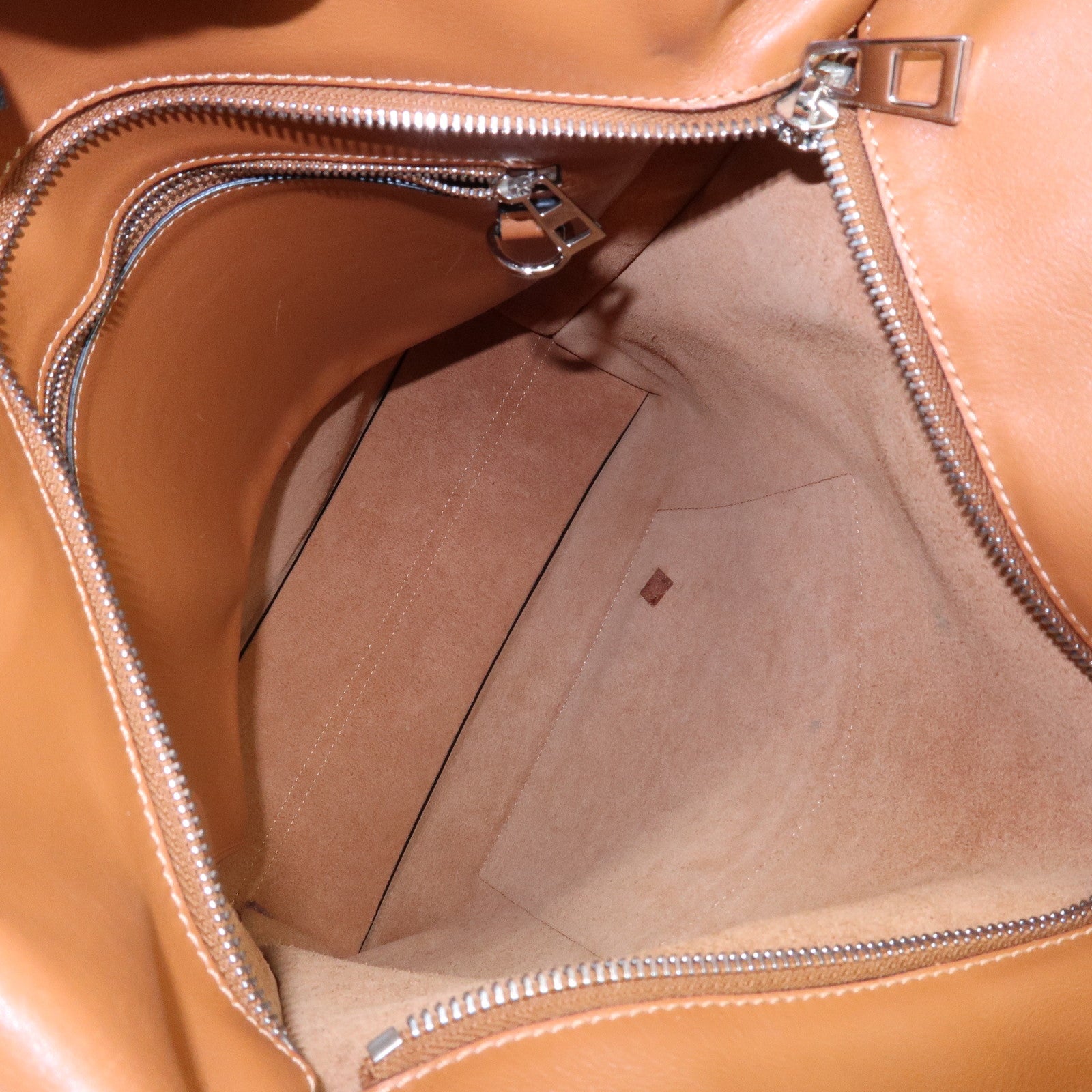 LOEWE Anagram Leather Bolso Shopper Tote Bag Shoulder Bag Used