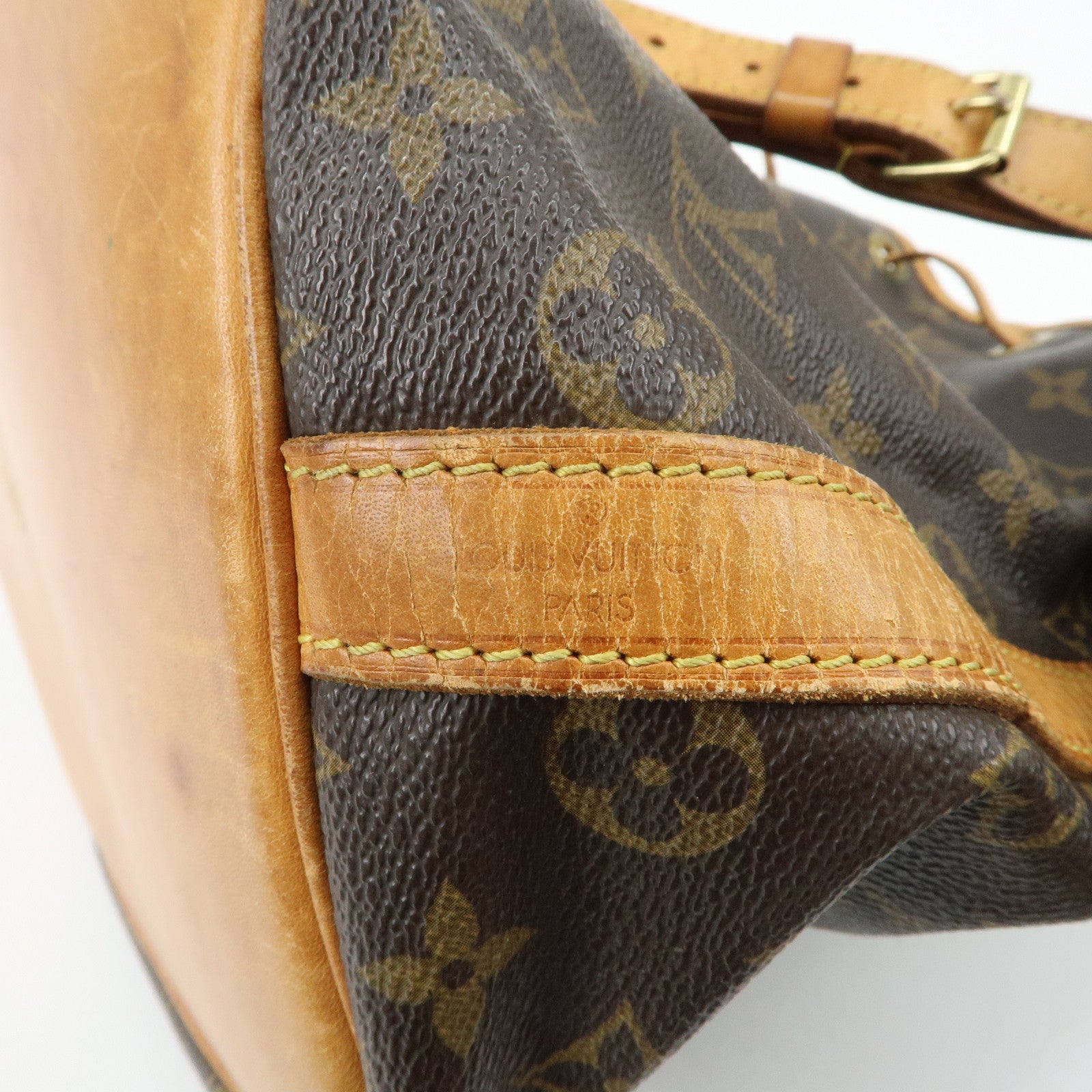 Louis Vuitton Monogram Petit Noe Shoulder Bag Brown M42226 Used