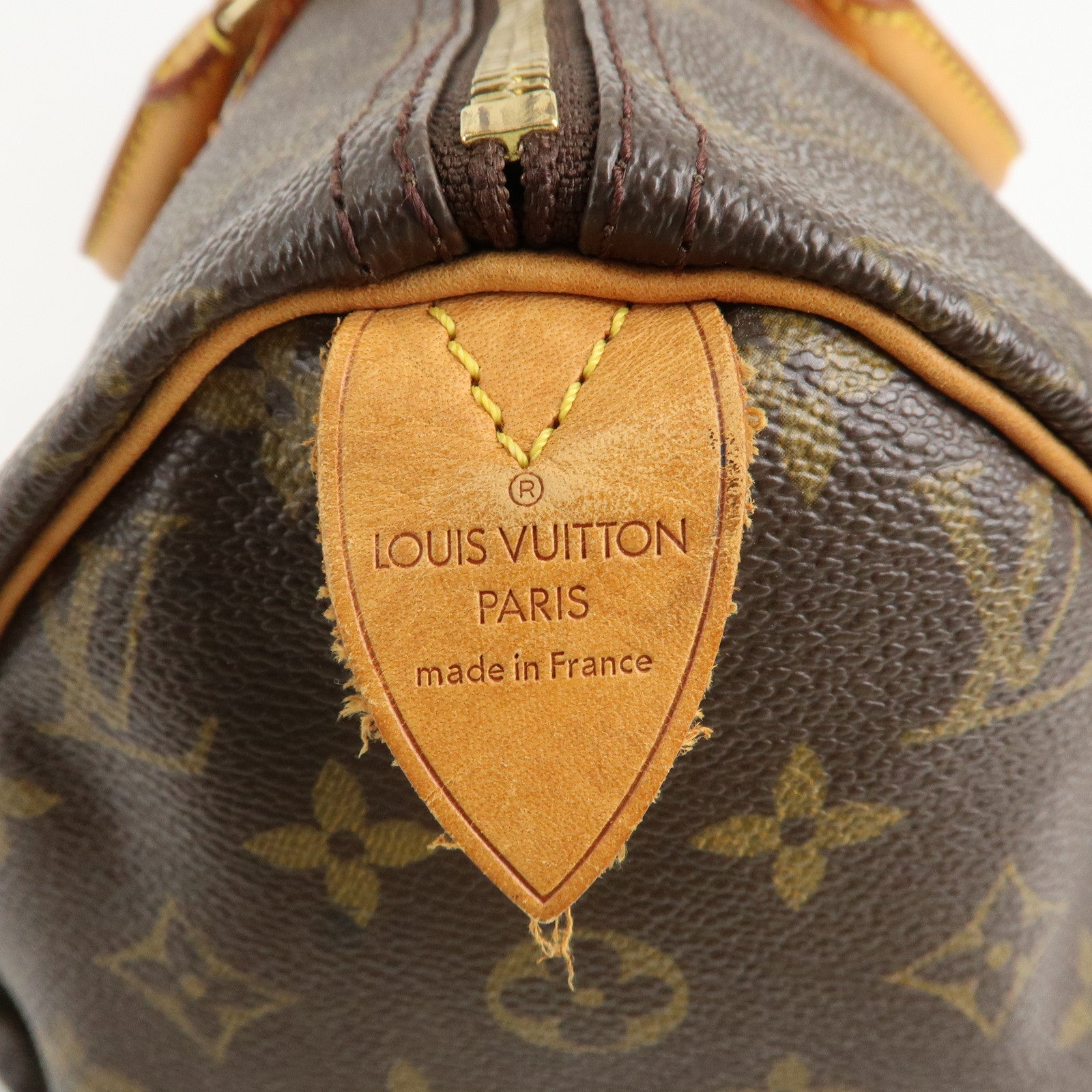 Louis Vuitton Monogram Speedy 40 Hand Bag Boston Bag M41522 Used
