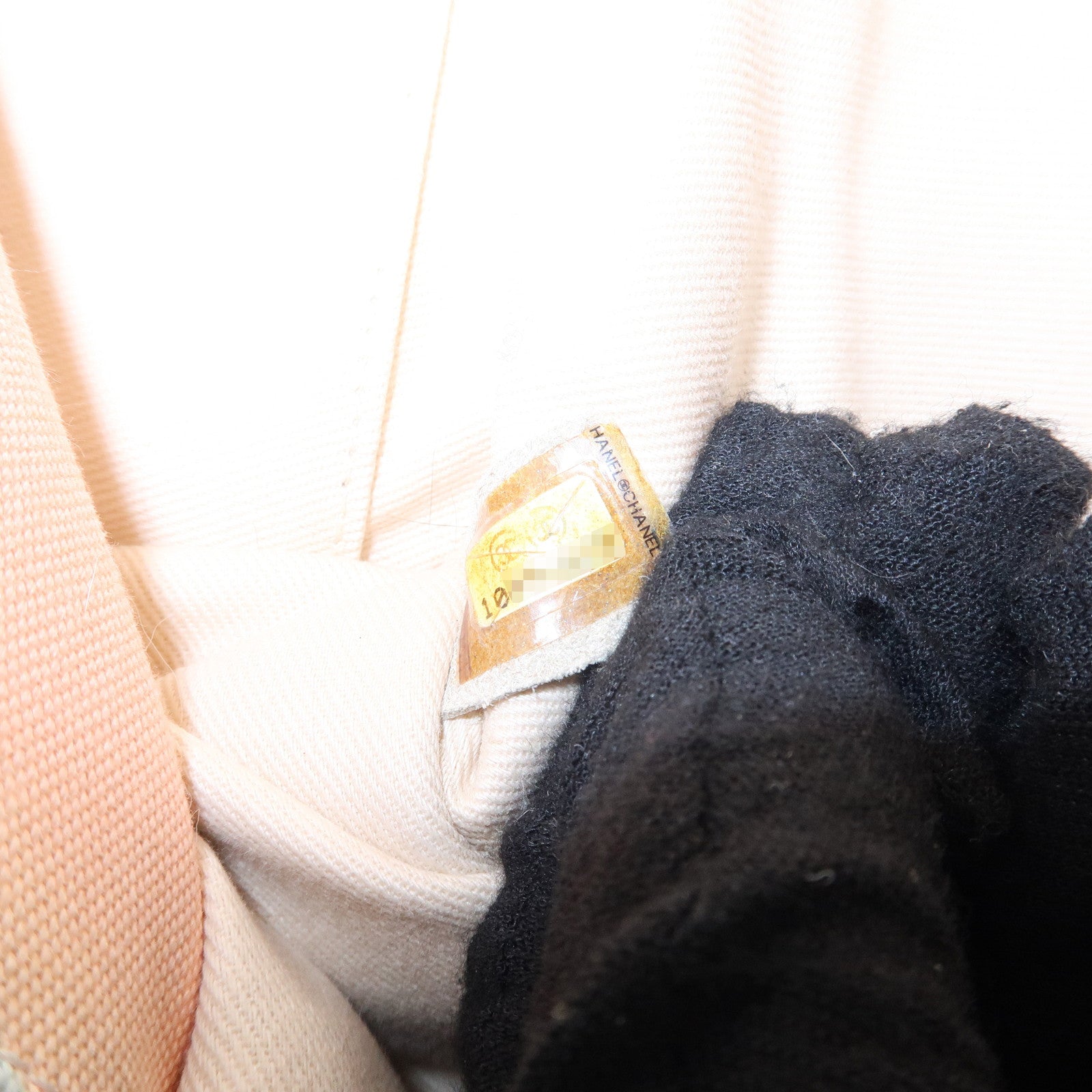 CHANEL Cruise Line Canvas Spangle Paris Map Tote Bag A30833 Used