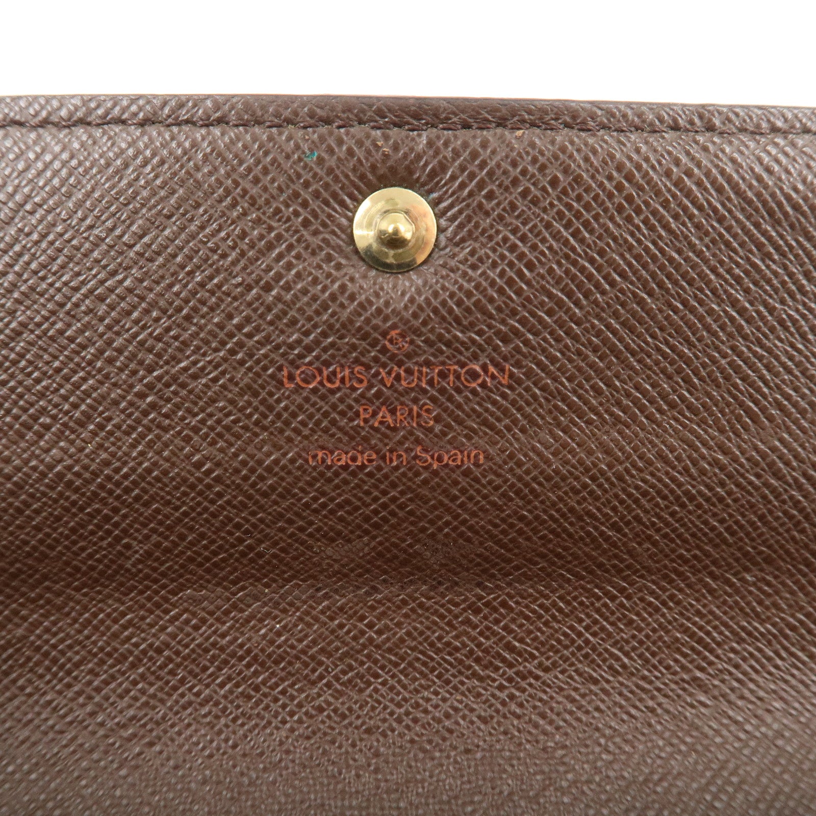 Louis Vuitton Damier Porte Monnaie Cult Credit Long Wallet N61724 Used