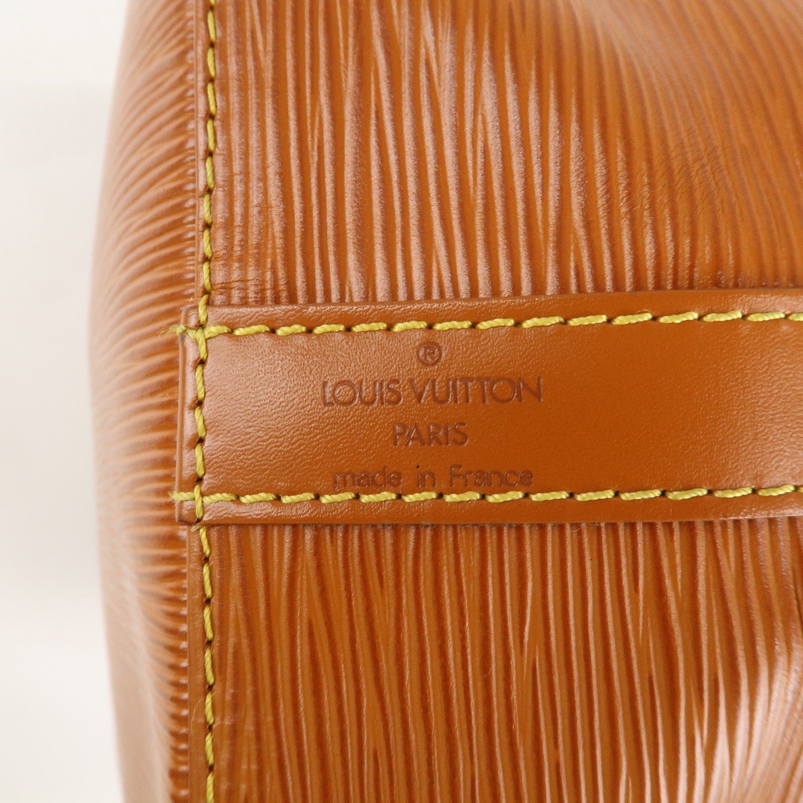 Louis Vuitton Epi Petit Noe Shoulder Bag Zipang Gold M44108 Used