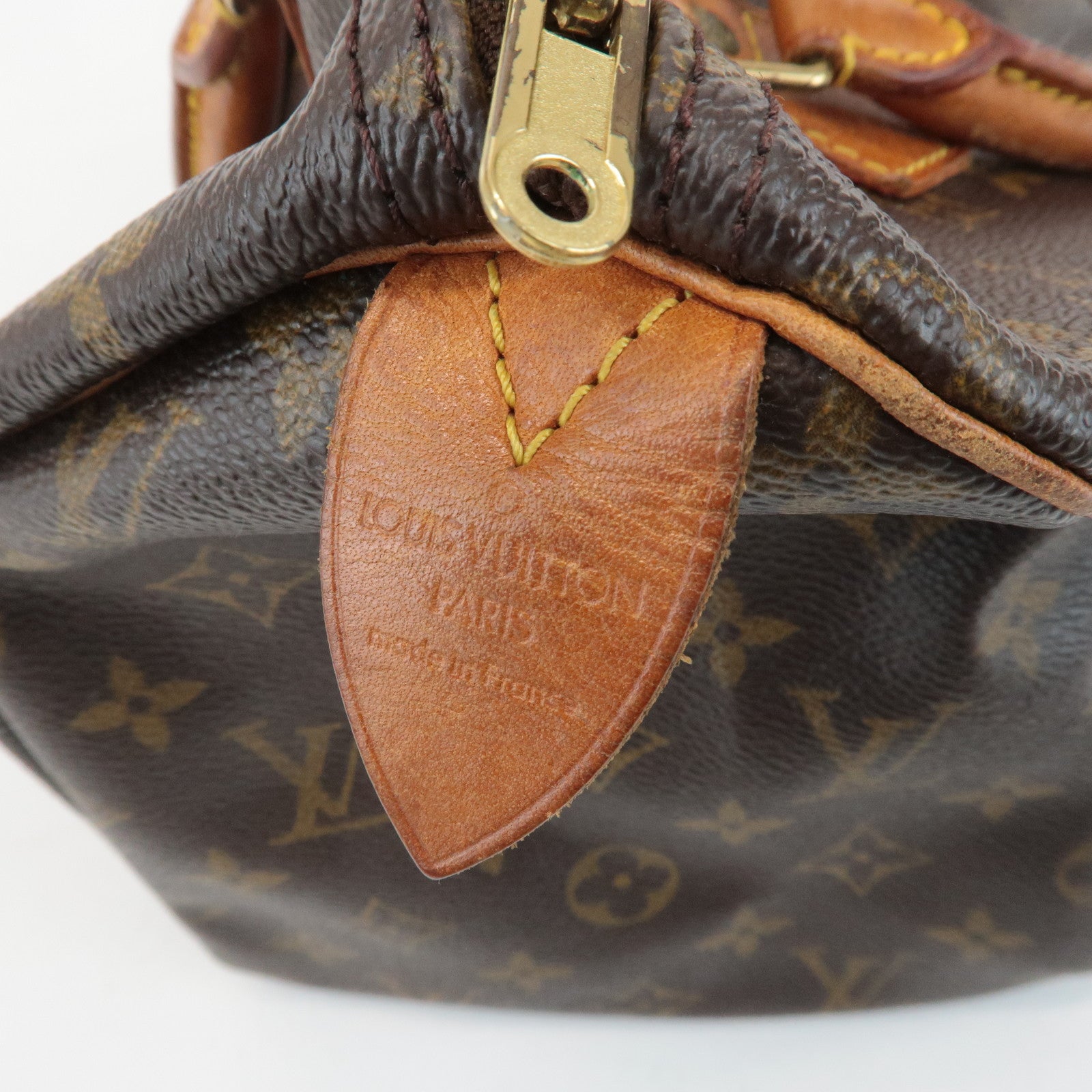 Louis Vuitton Monogram Speedy 30 Hand Bag Boston Bag M41526 Used