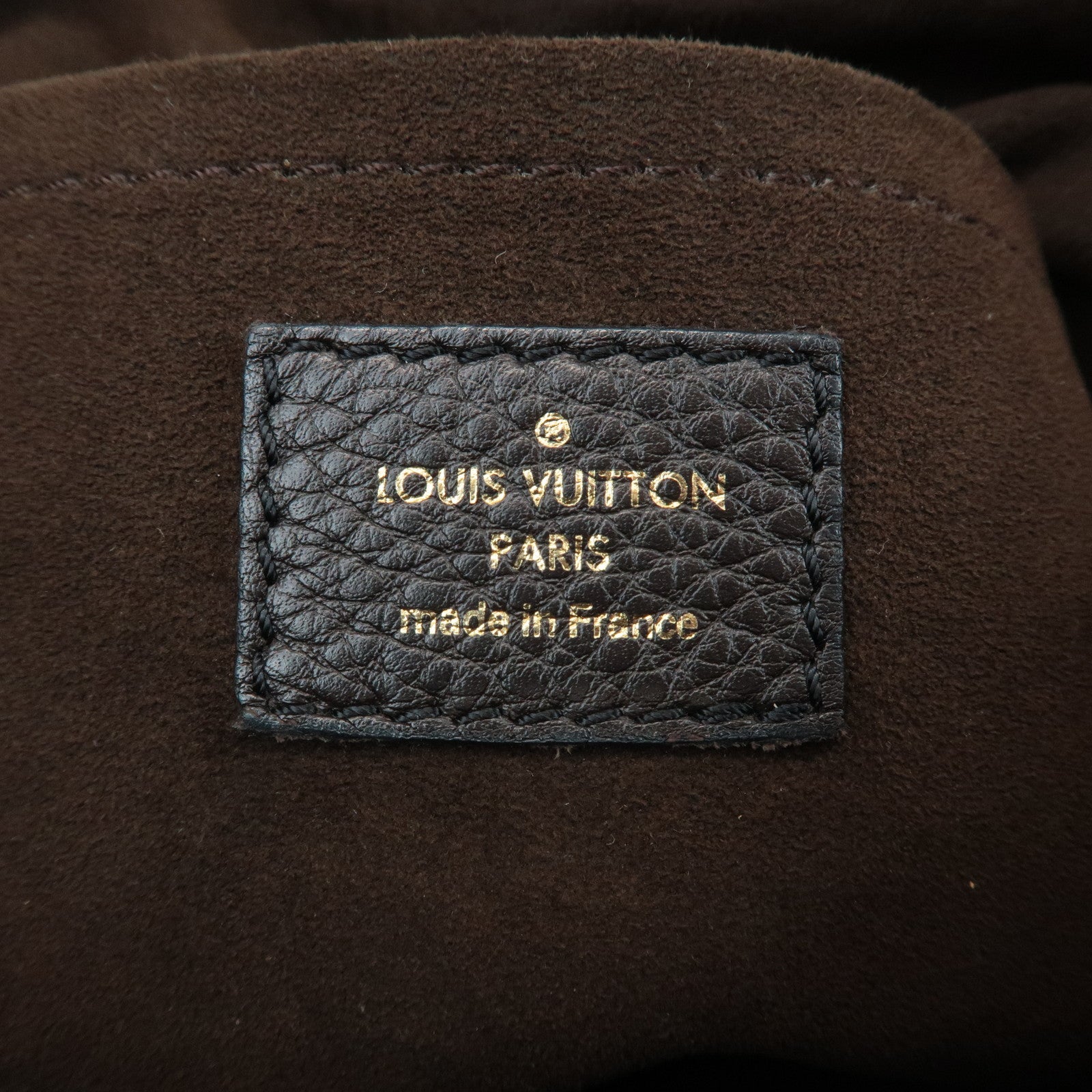 Louis Vuitton Monogram Mahina XS Shoulder Bag Chocolat M95972 Used