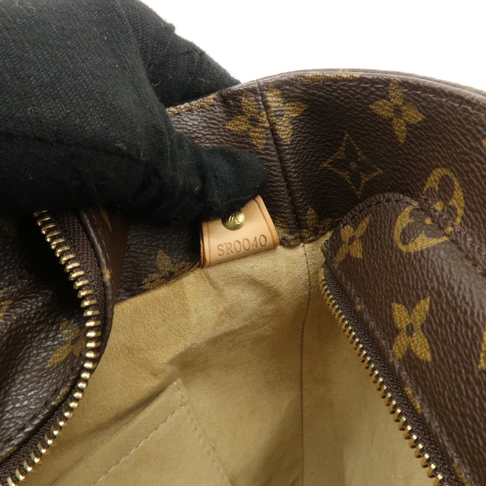 Louis Vuitton Monogram Luco Tote Bag Hand Bag Brown M51155 Used