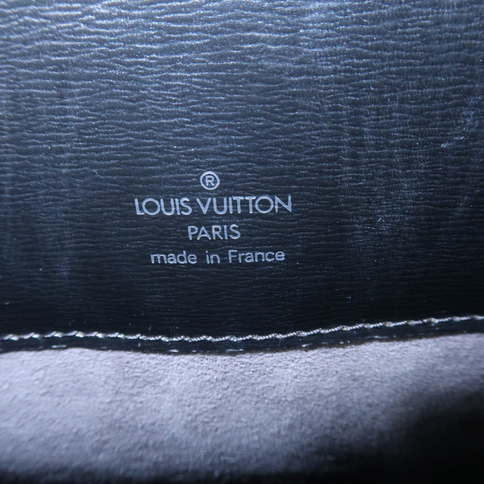 Louis Vuitton Epi Cluny Shoulder Bag Black Noir M52252 Used