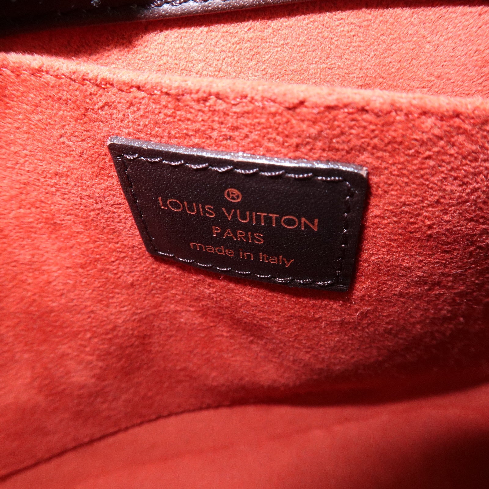 Louis Vuitton Damier Sauvage Impala Hand Bag Beige Brown M92133 Used