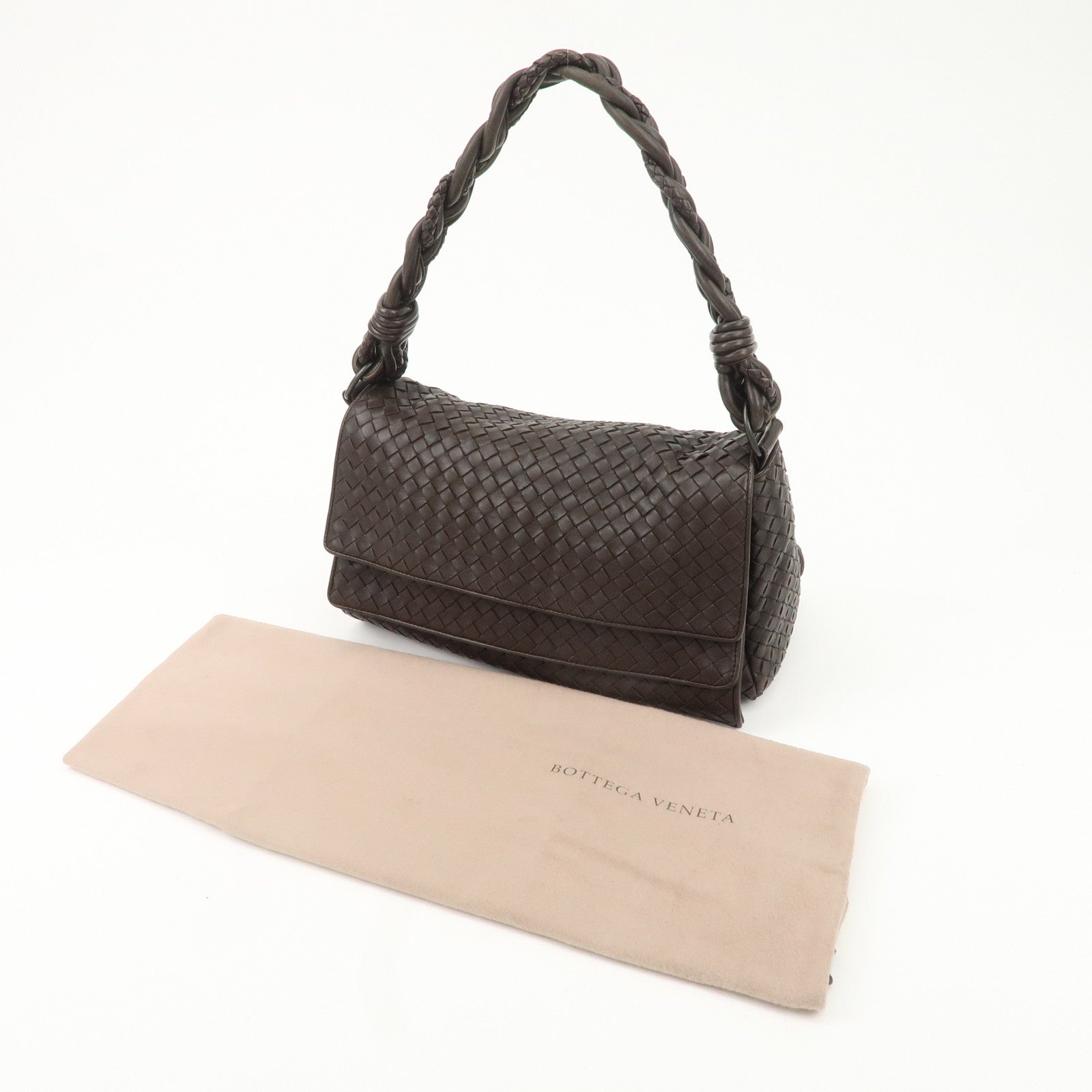 Bottega Veneta Intrecciato leather shoulder bag 145195 Used
