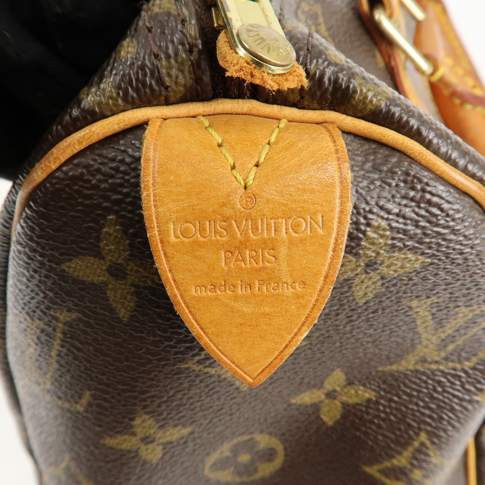 Louis Vuitton Monogram Speedy 25 Hand Bag Boston Bag M41528 Used