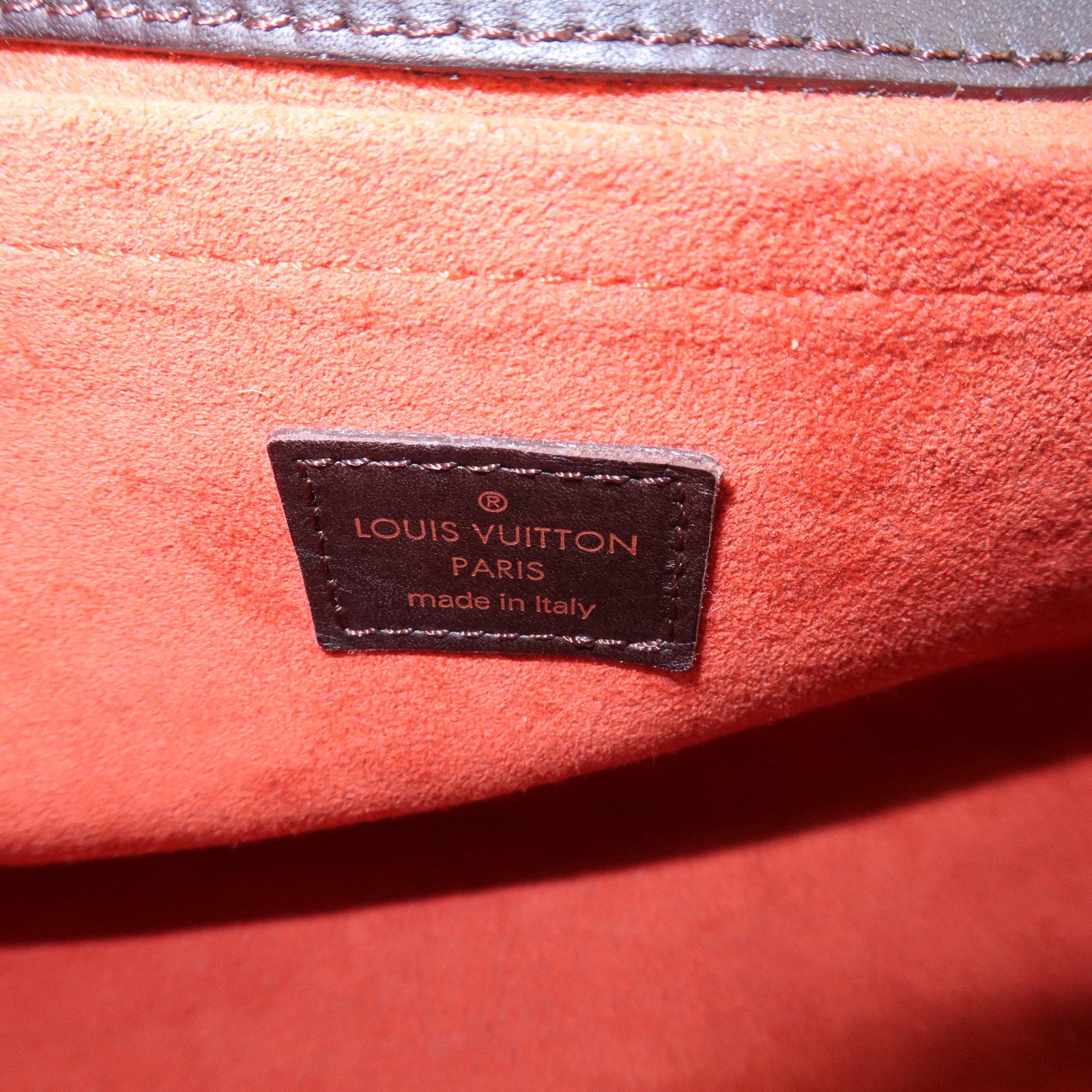 Louis Vuitton Damier Sauvage Lion Hand Bag Beige Brown M92131 Used