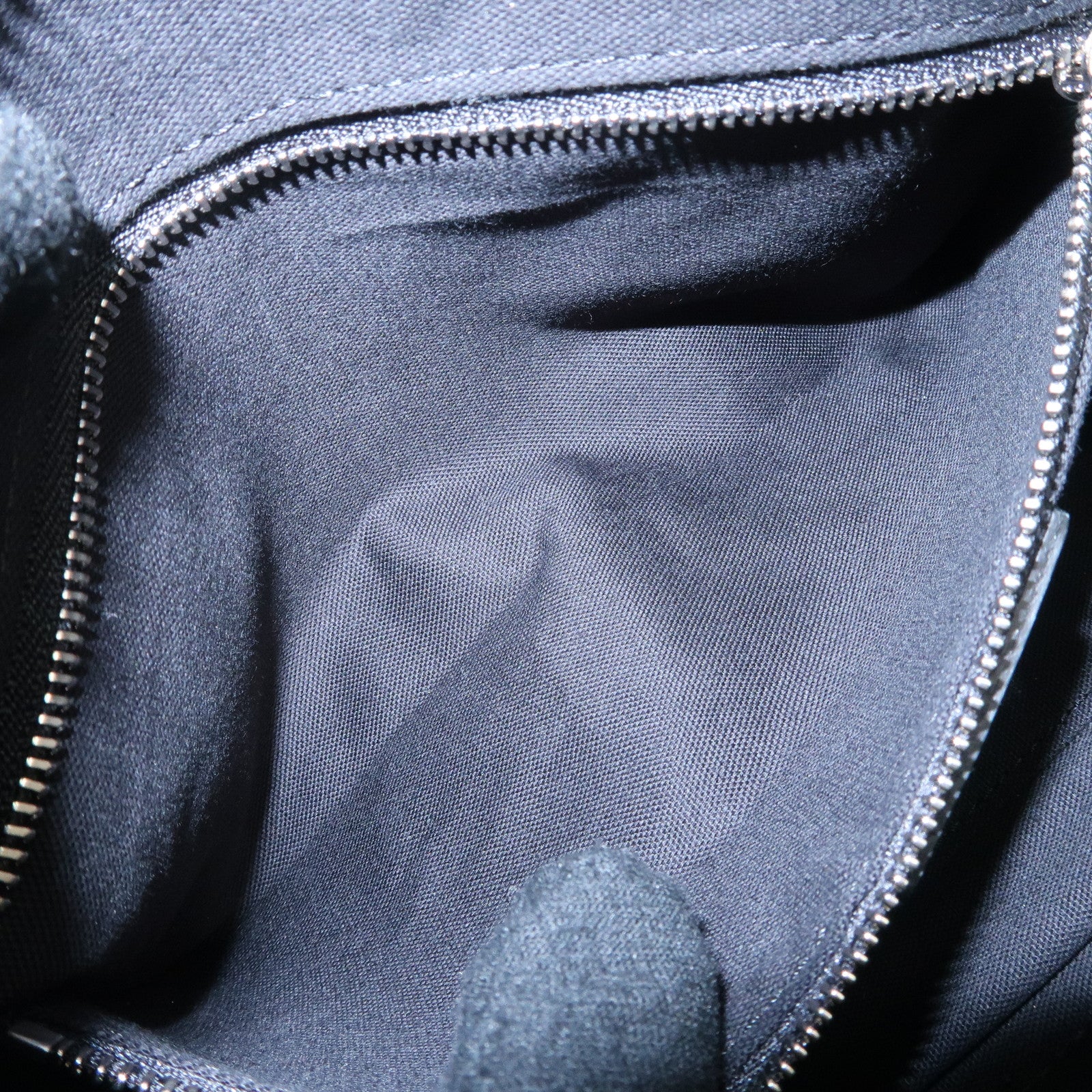 BURBERRY Wool Leather Boston Bag Hand Bag Black Beige Purple Used