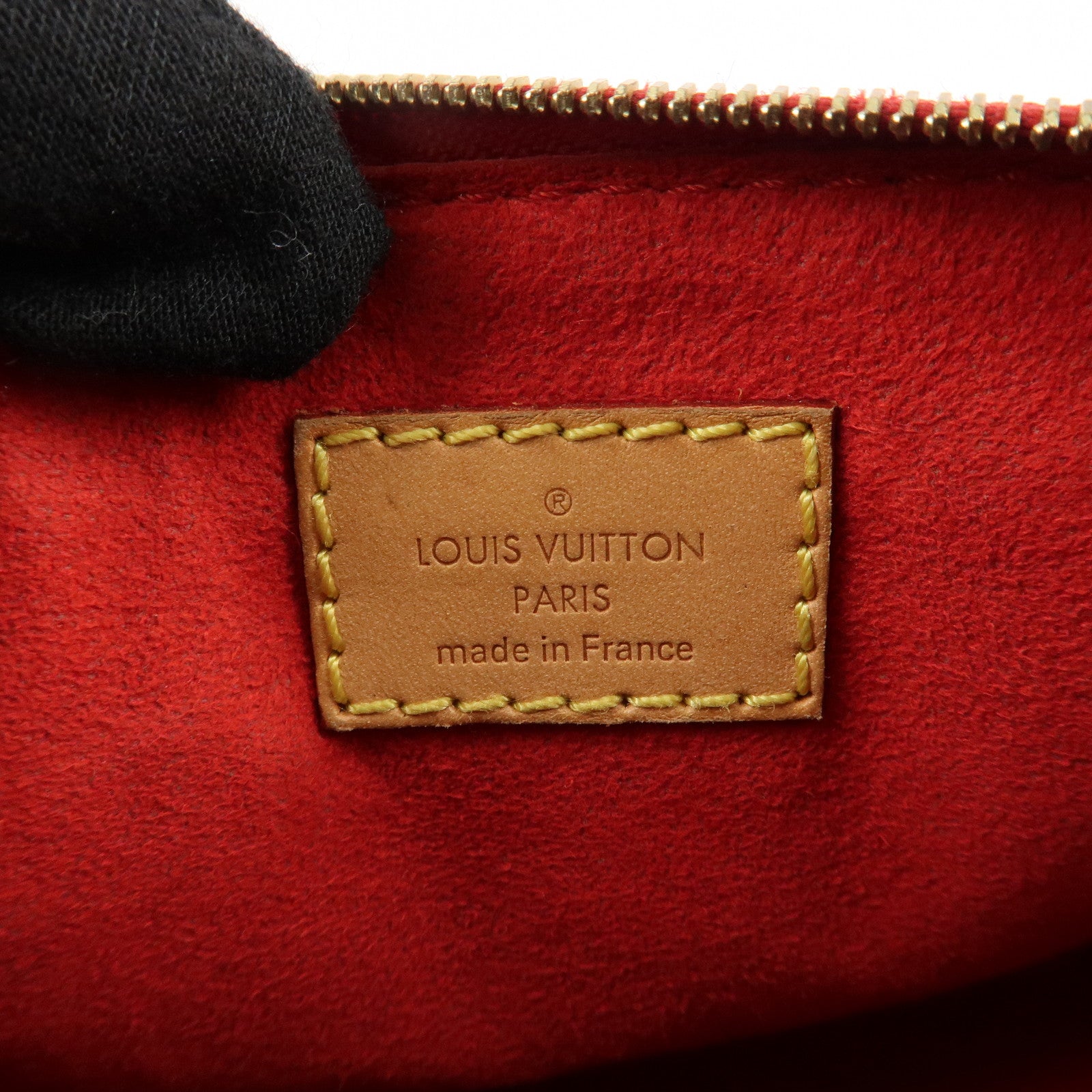 Louis Vuitton Nano Pallas Shoulder Bag Cerise M61254 Used