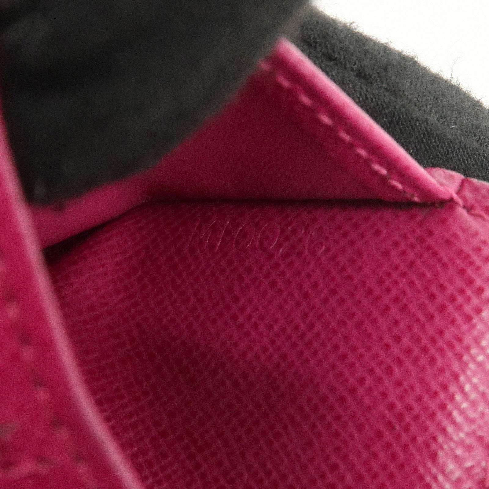 Louis Vuitton Monogram Perfor Compact Zip Wallet Fuchsia M95188 Used