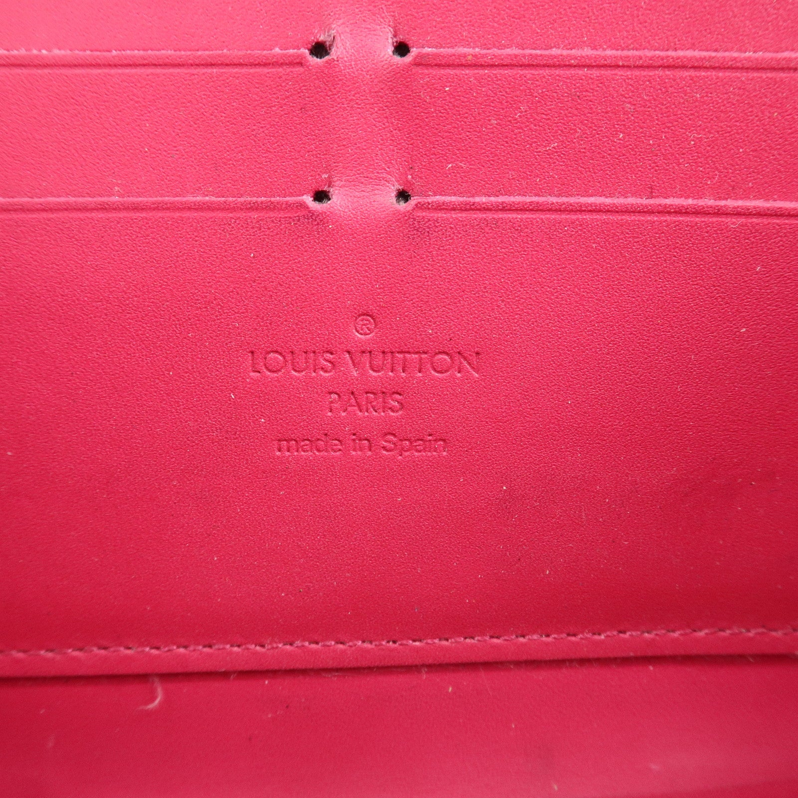 Louis Vuitton Monogram Vernis Ikat Flower Zippy Wallet M90019 Used