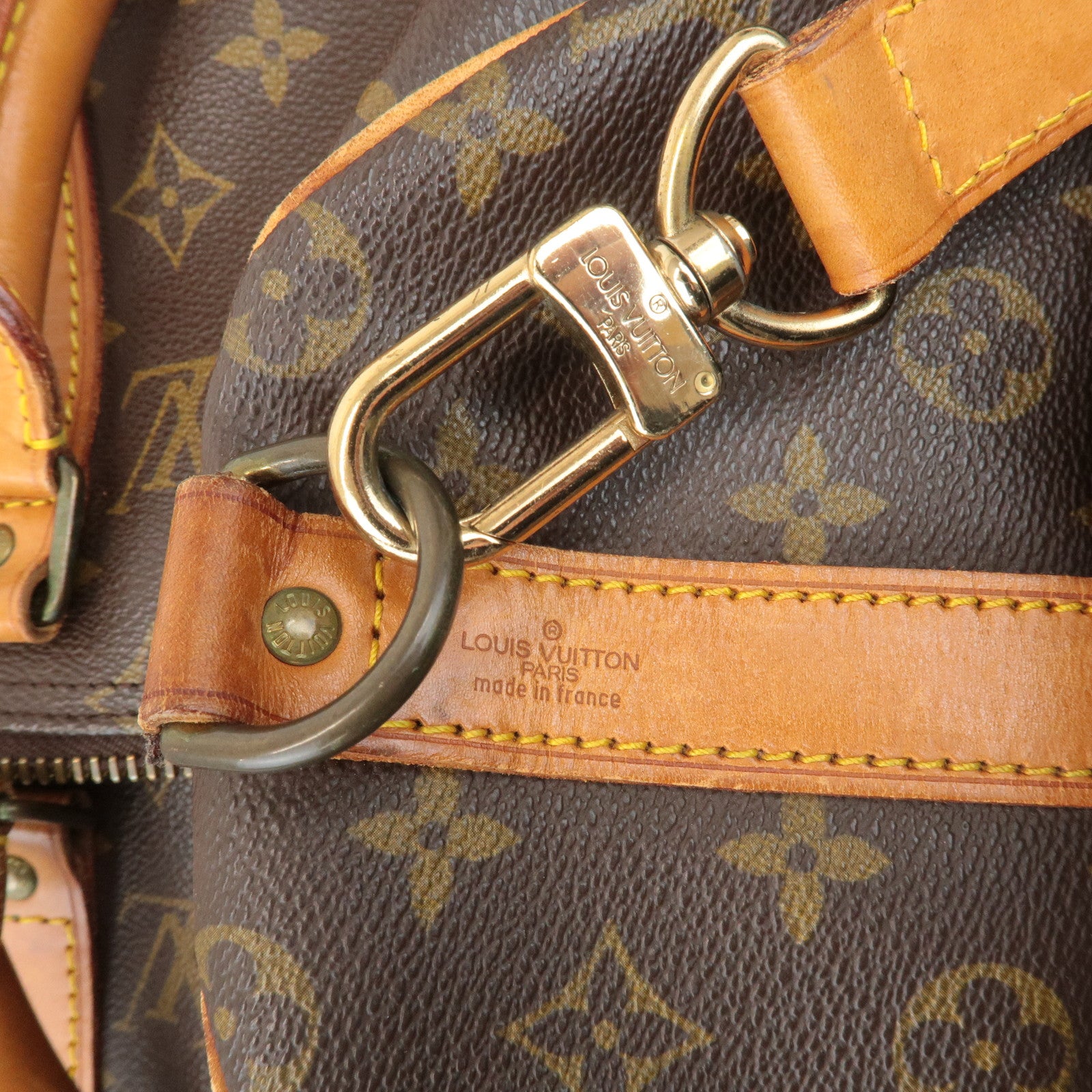 Louis Vuitton Monogram Keep All Bandouliere 50 Boston Bag M41416 Used