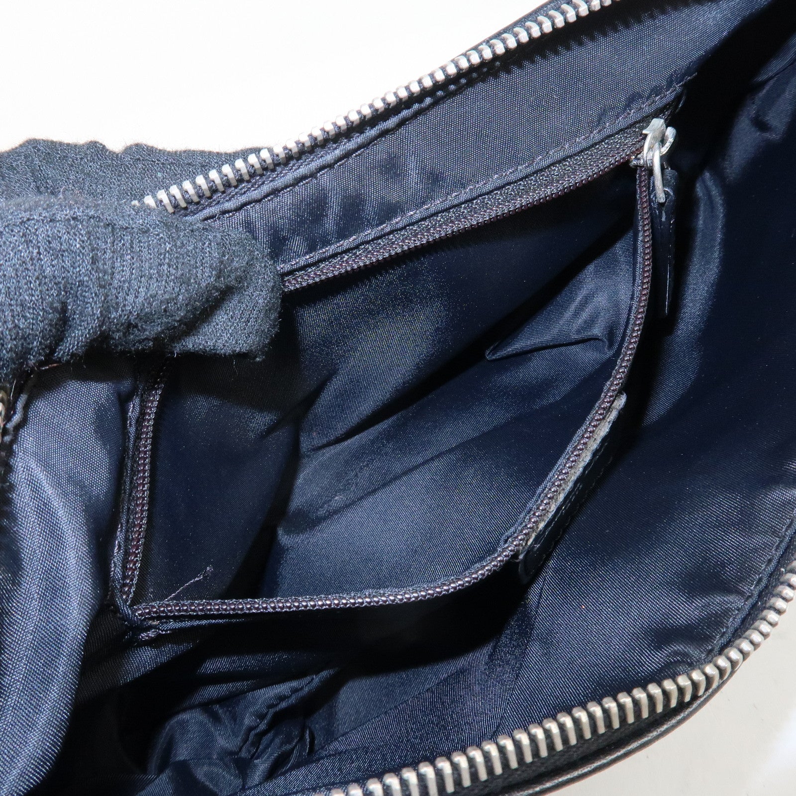 Christian Dior Trotter Street Chic Canvas Leather Shoulder Bag Used