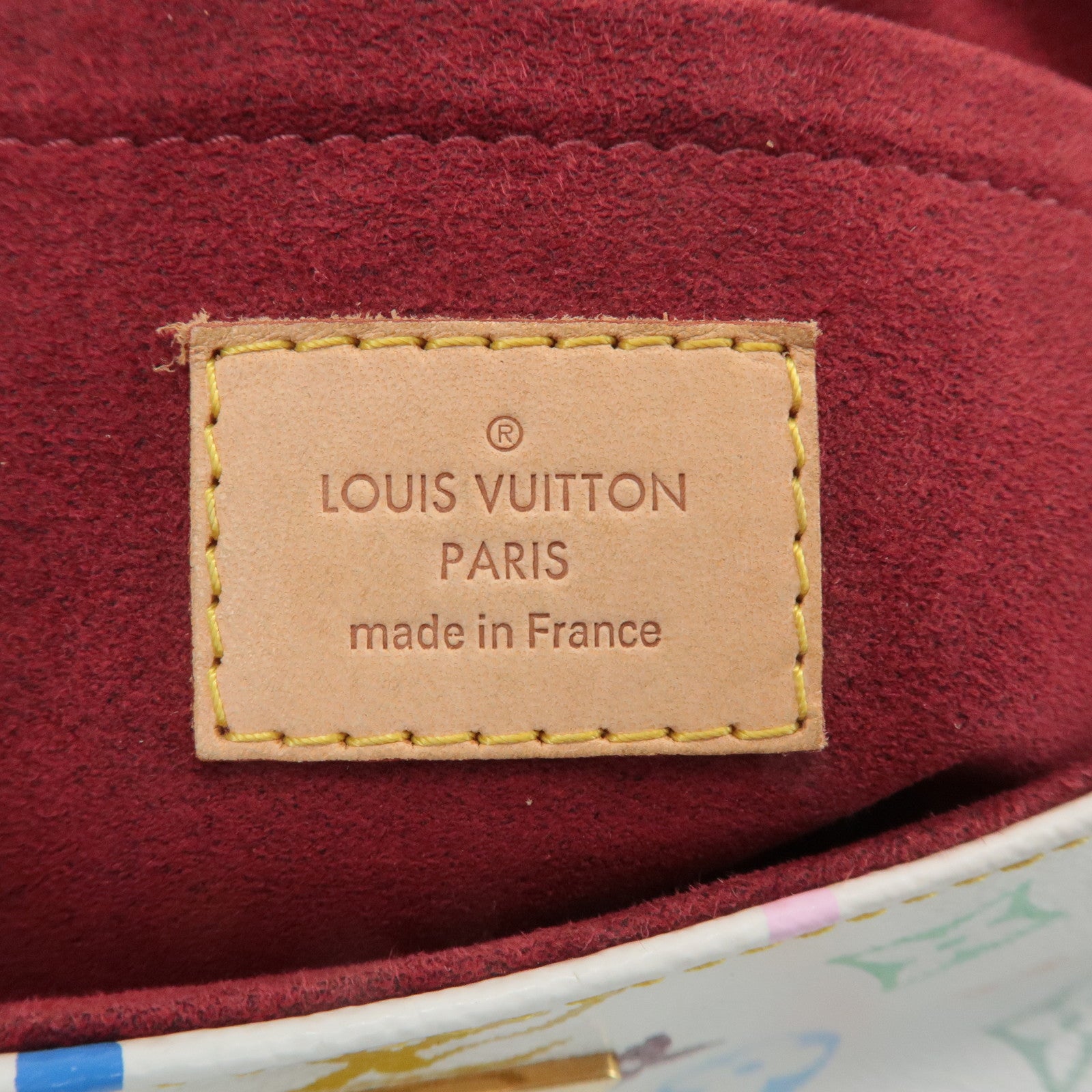 Louis Vuitton Monogram Multicolor Patti Shoulder Bag Blanc M40305 Used