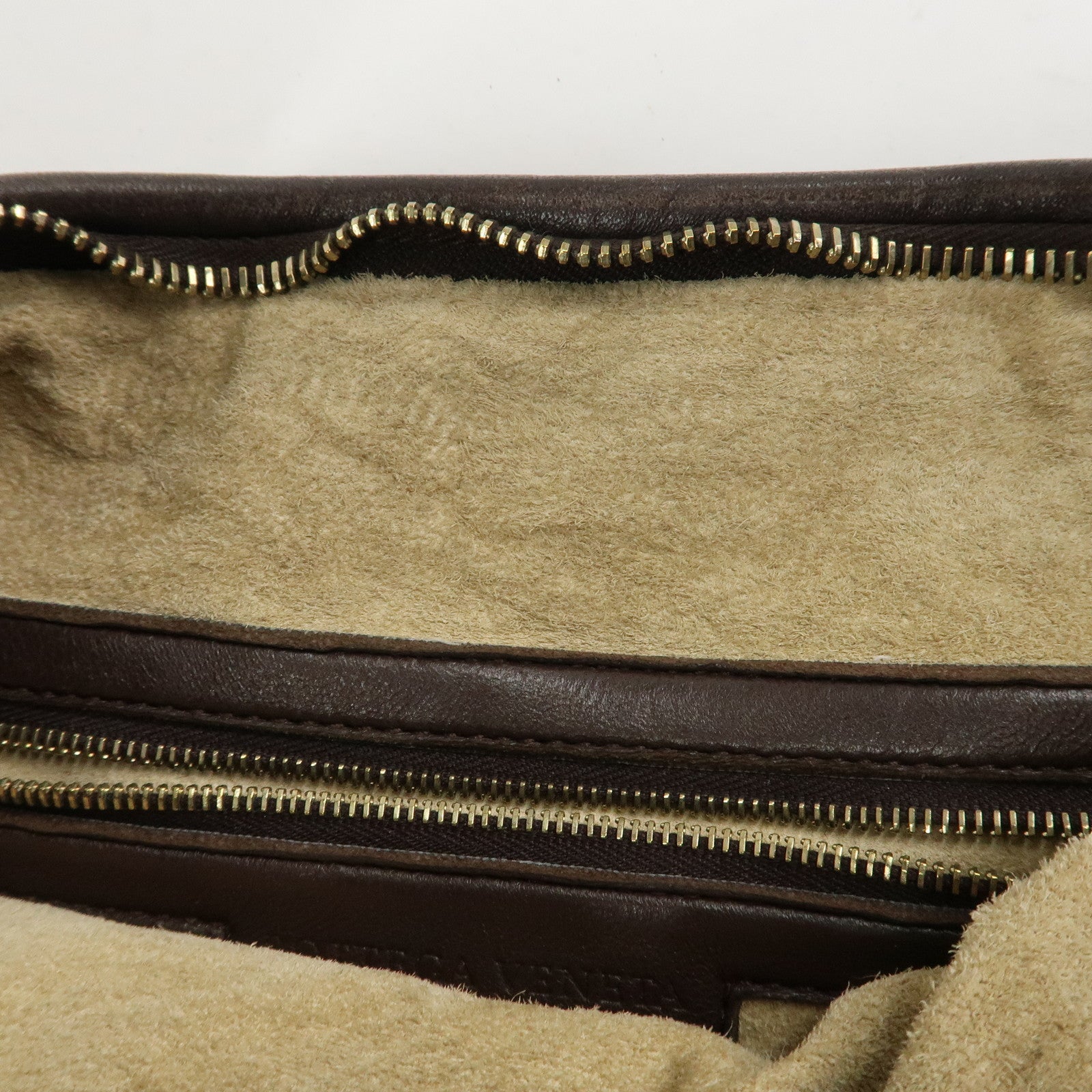 BOTTEGA VENETA Hobo Intrecciato Leather Shoulder Bag Brown 115653 Used