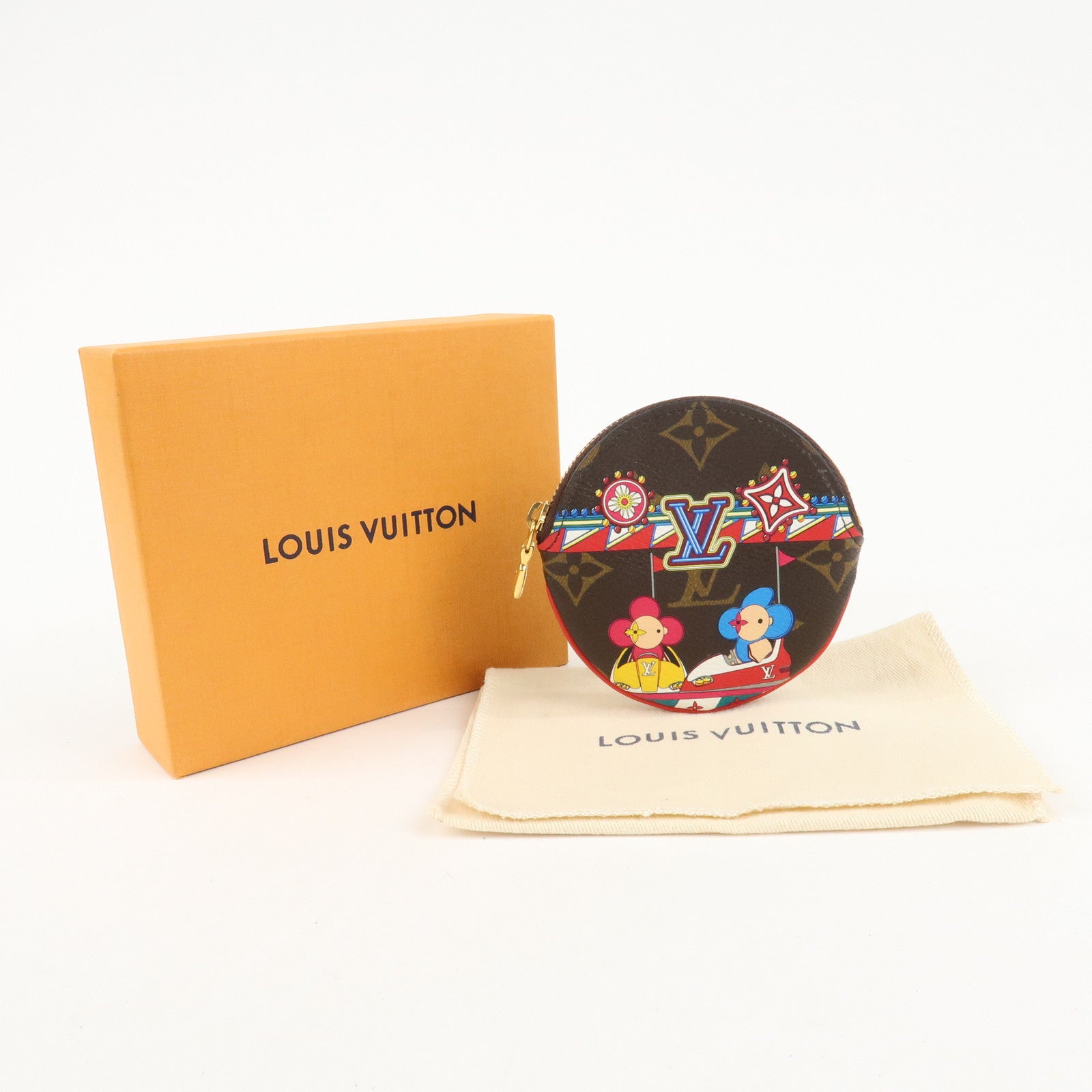 Louis Vuitton Monogram Porte Monnaie Ron Vivienne M69749 Used