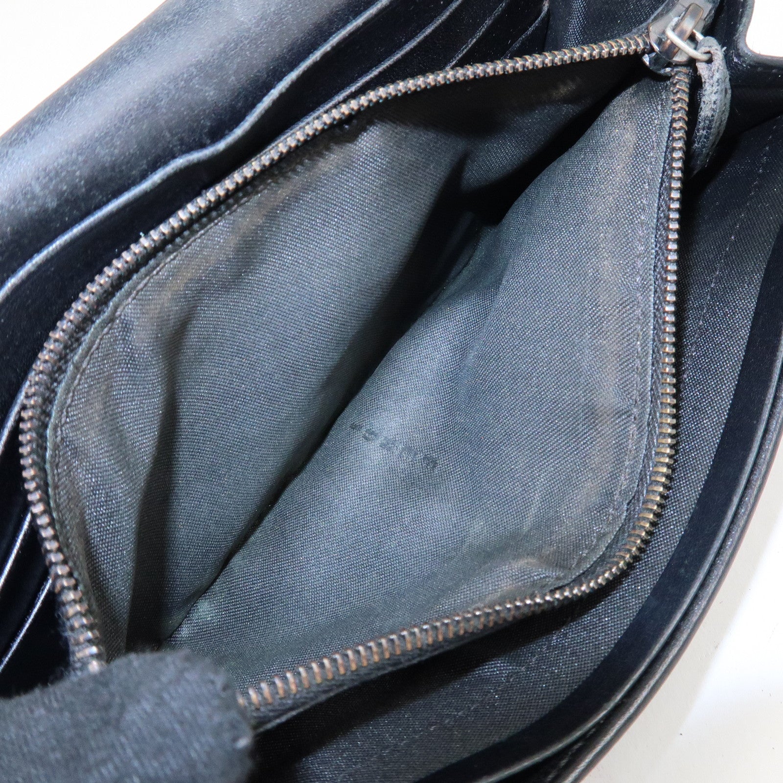 FENDI Zucca Zucchino Set of 3 Canvas Leather Wallet Used