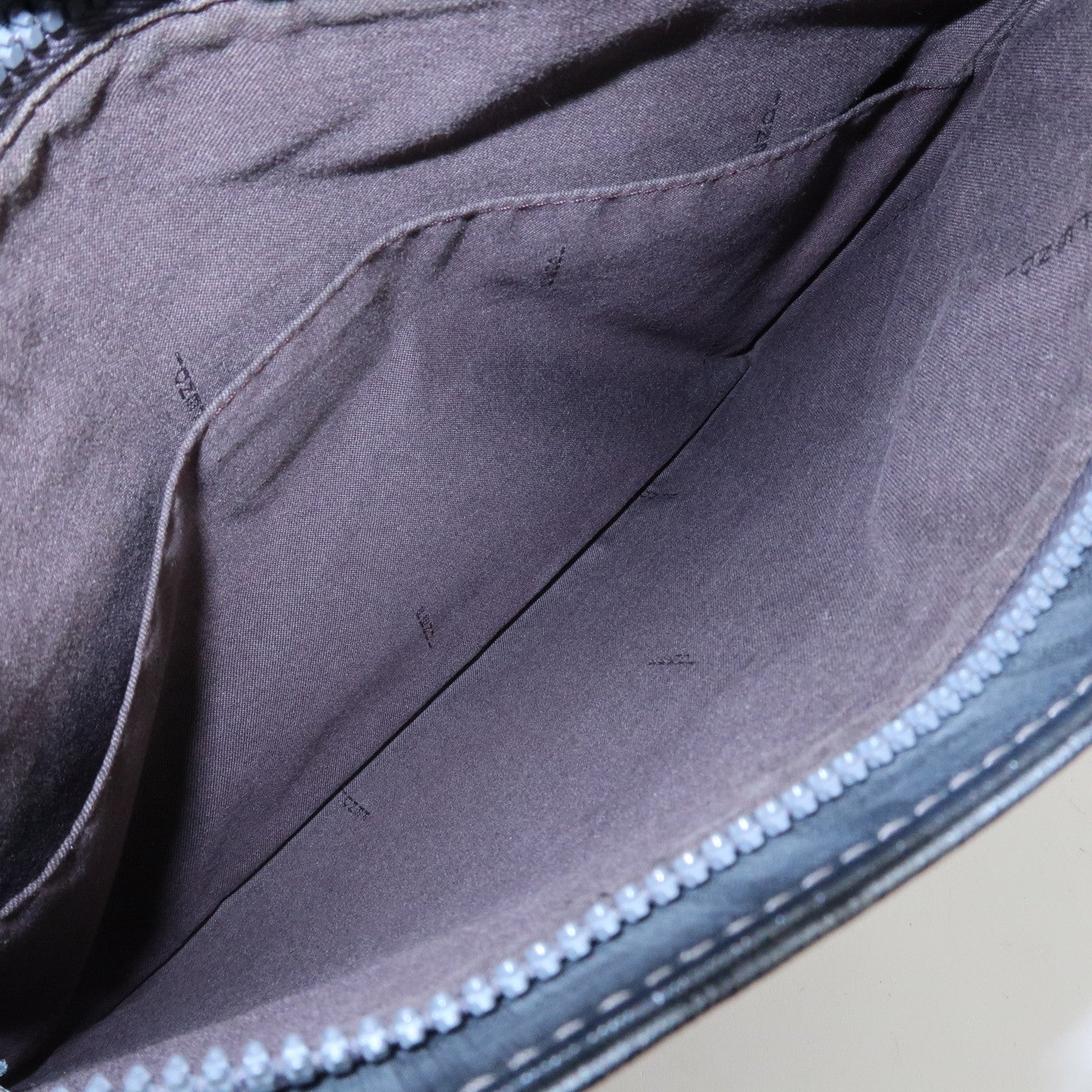 FENDI Zucca PVC Crossbody Bag Shoulder Bag Gray 7VA247 Used