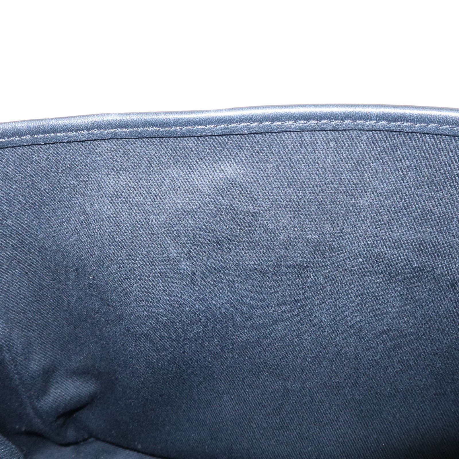 CELINE Macadam Canvas Leather Hand Bag Tote Bag Black CE00/23 Used