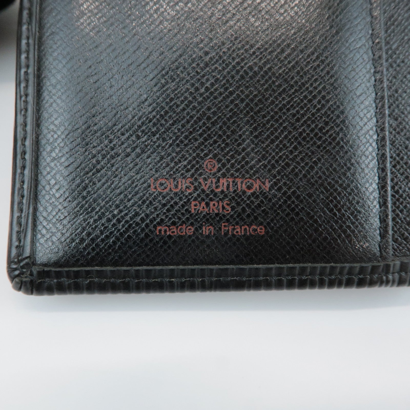 Louis Vuitton Set of 2 Epi Wallet Noir Kenya Brown M63642 M63483 Used