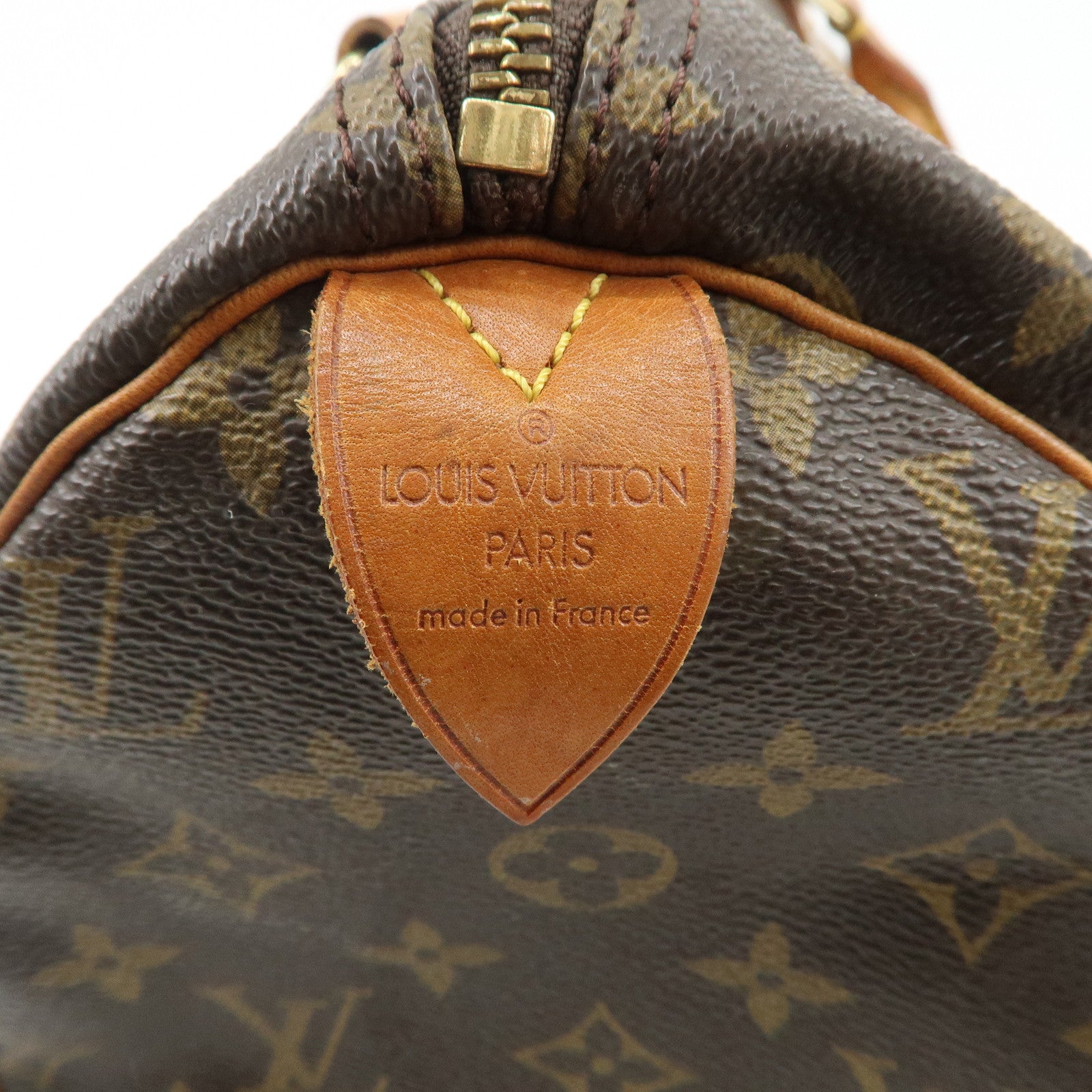 Louis Vuitton Monogram Speedy 30 Hand Bag Boston Bag M41526 Used