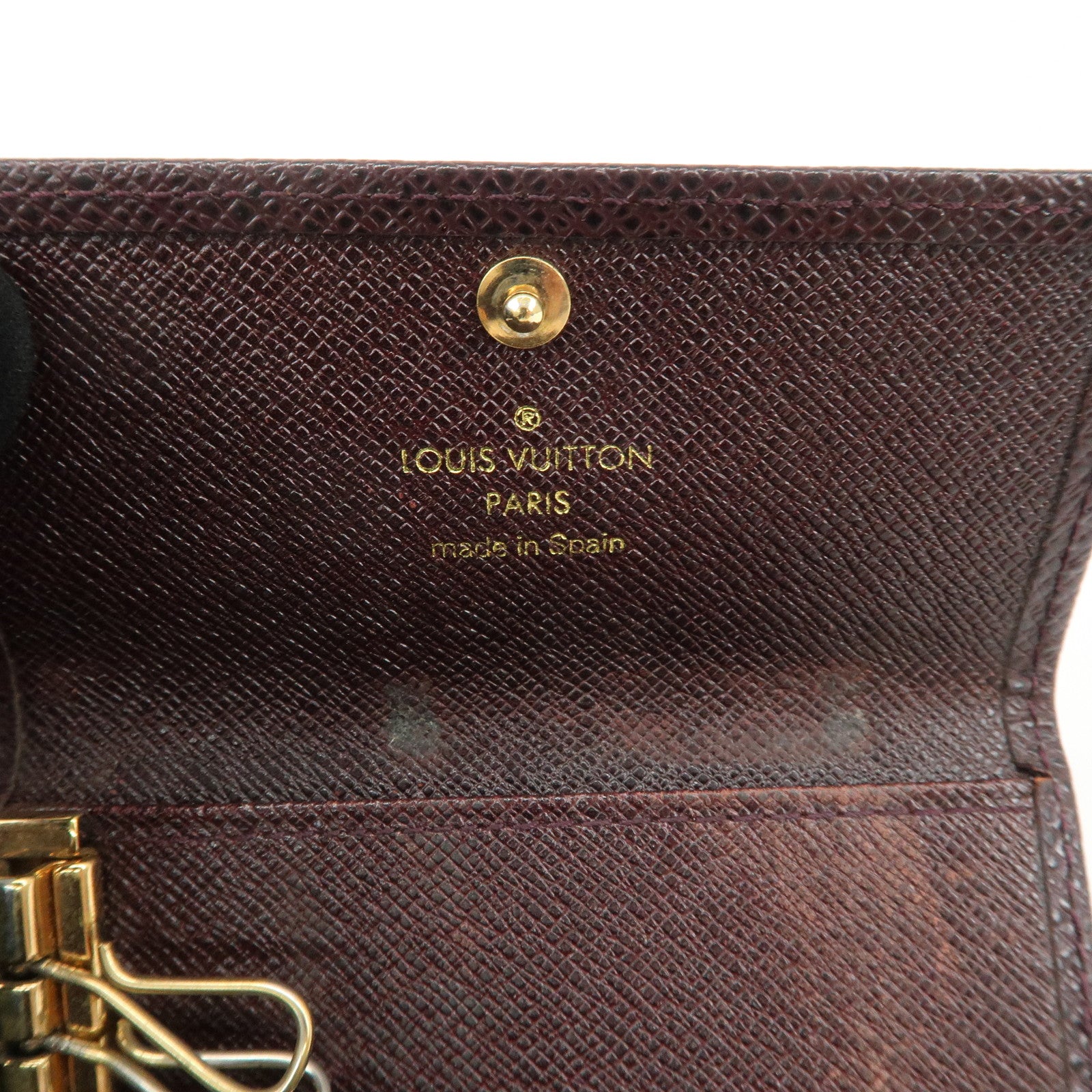 Louis Vuitton Epi Taiga Set of 2 Multicle 4 Key Case M63822 M30526 Used