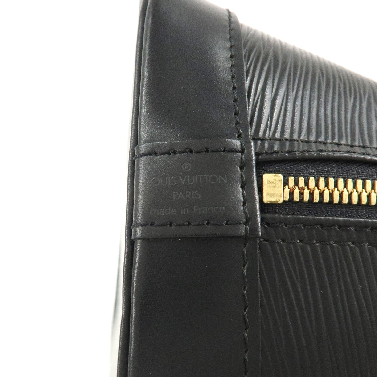 Louis Vuitton Epi Alma Hand Bag Noir Black M52142 Used