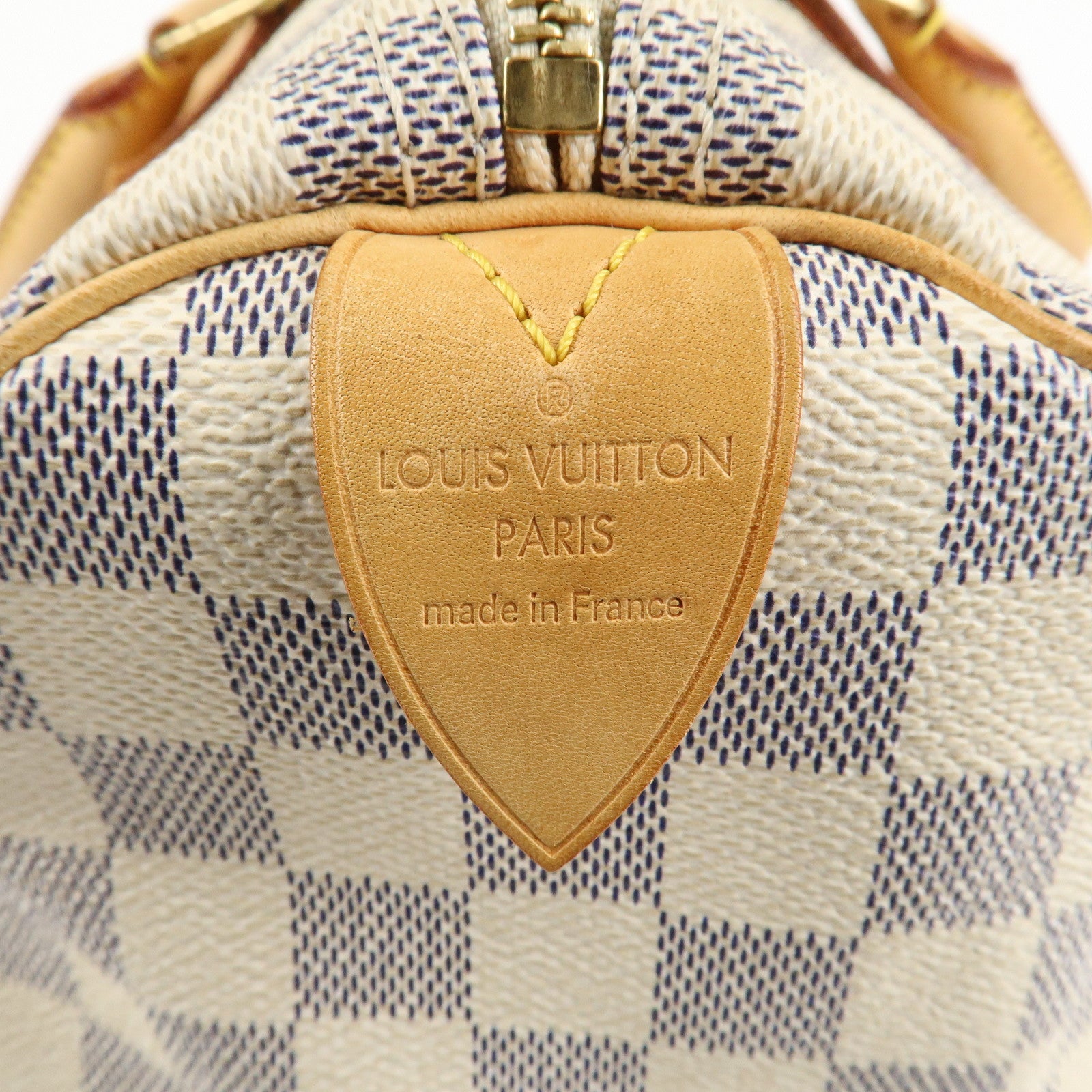 Louis Vuitton Damier Azur Speedy 30 Hand Bag Boston Bag N41533 Used