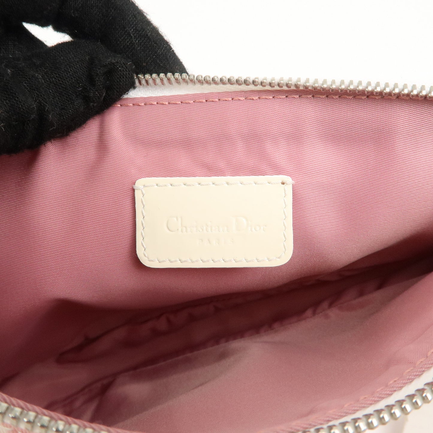Christian Dior Trotter PVC Patent Leather Saddle Pouch Pink