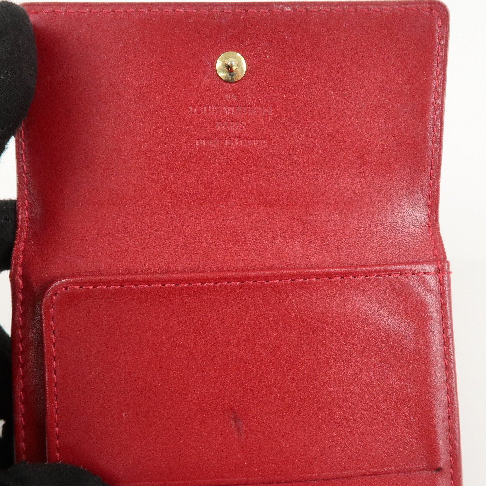 Louis Vuitton Set of 2 Monogram Vernis Wallet M91981 M91982 Used