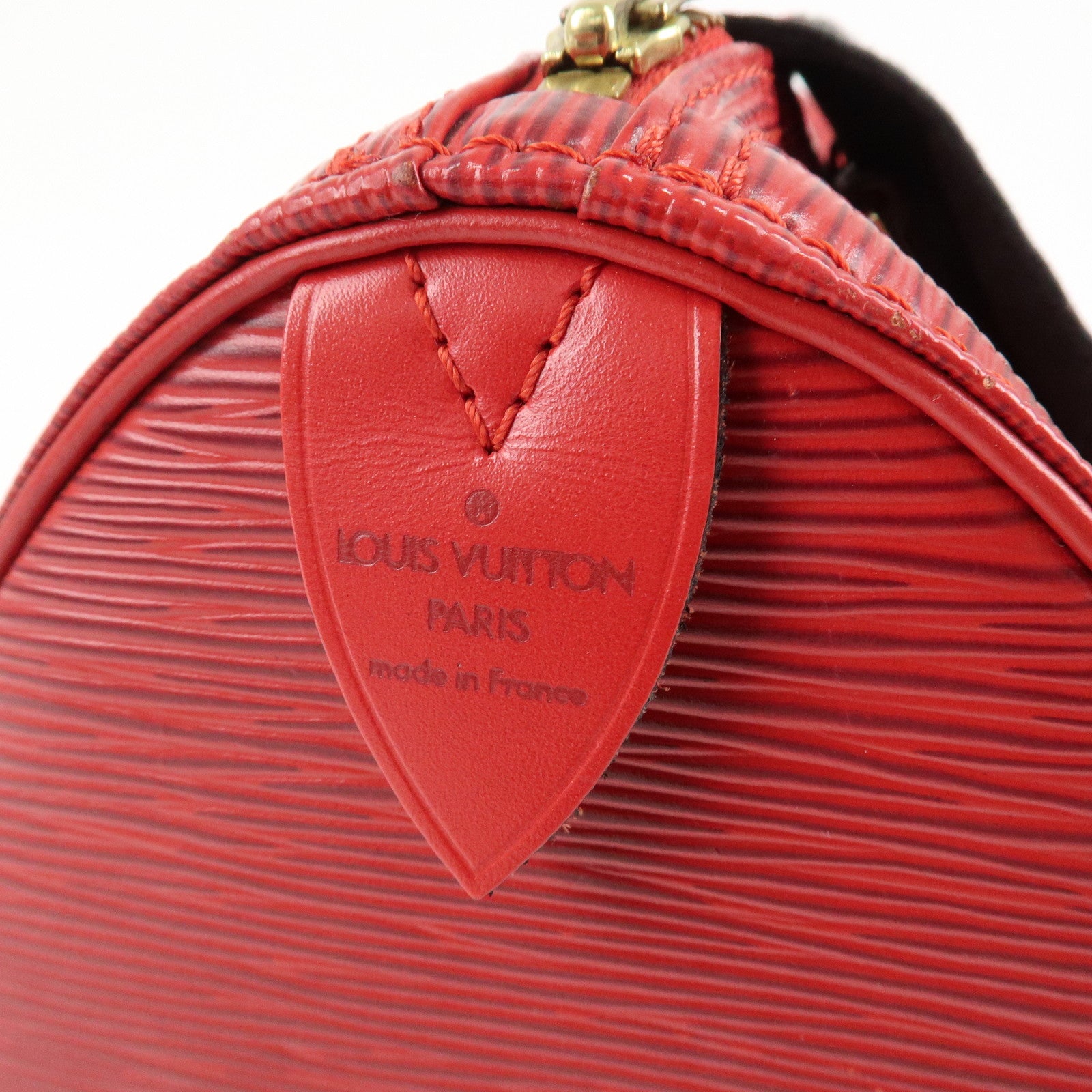 Louis Vuitton Epi Speedy 25 Hand Bag Castilian Red M43017 Used