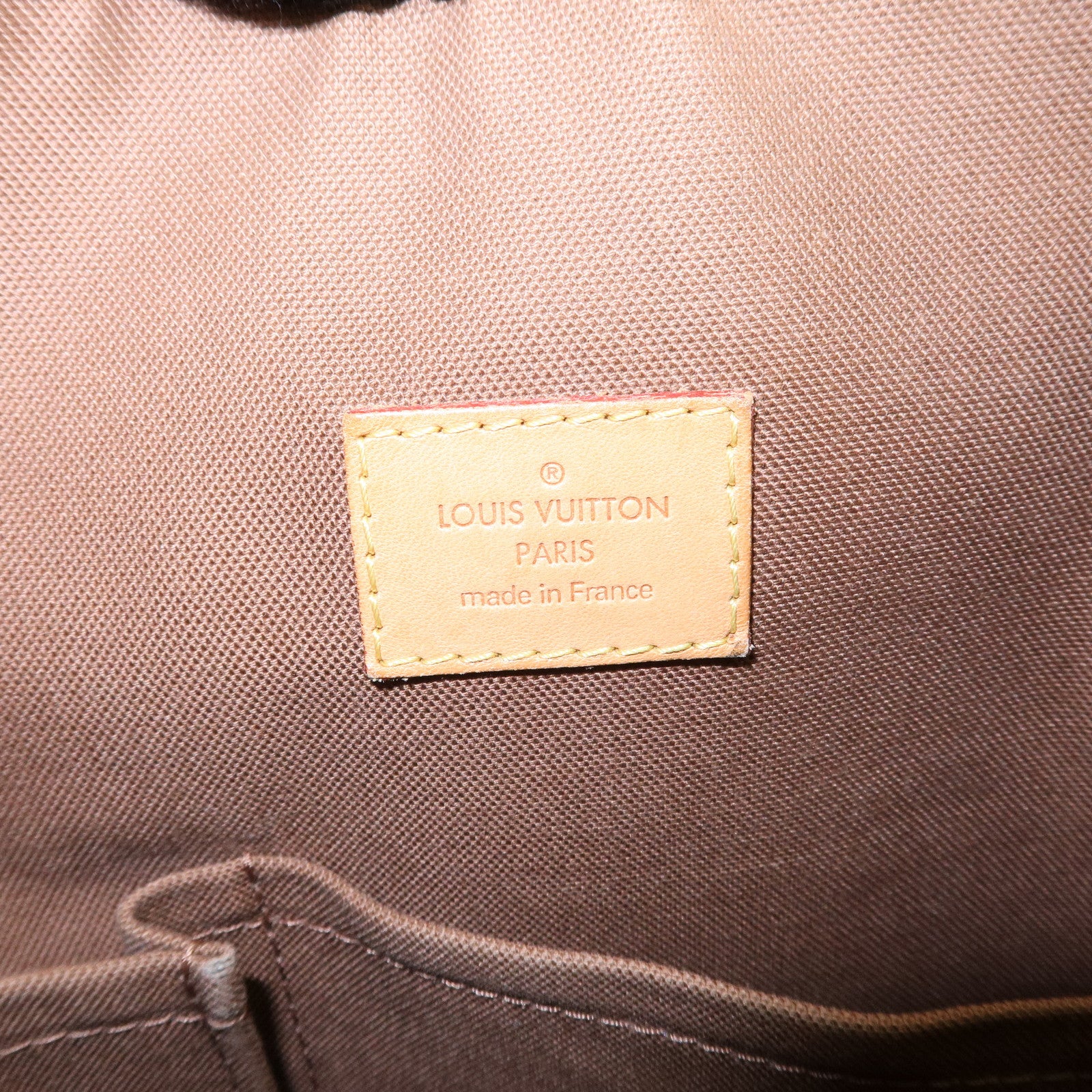 Louis Vuitton Monogram Odeon MM Shoulder Bag Brown M56389 Used