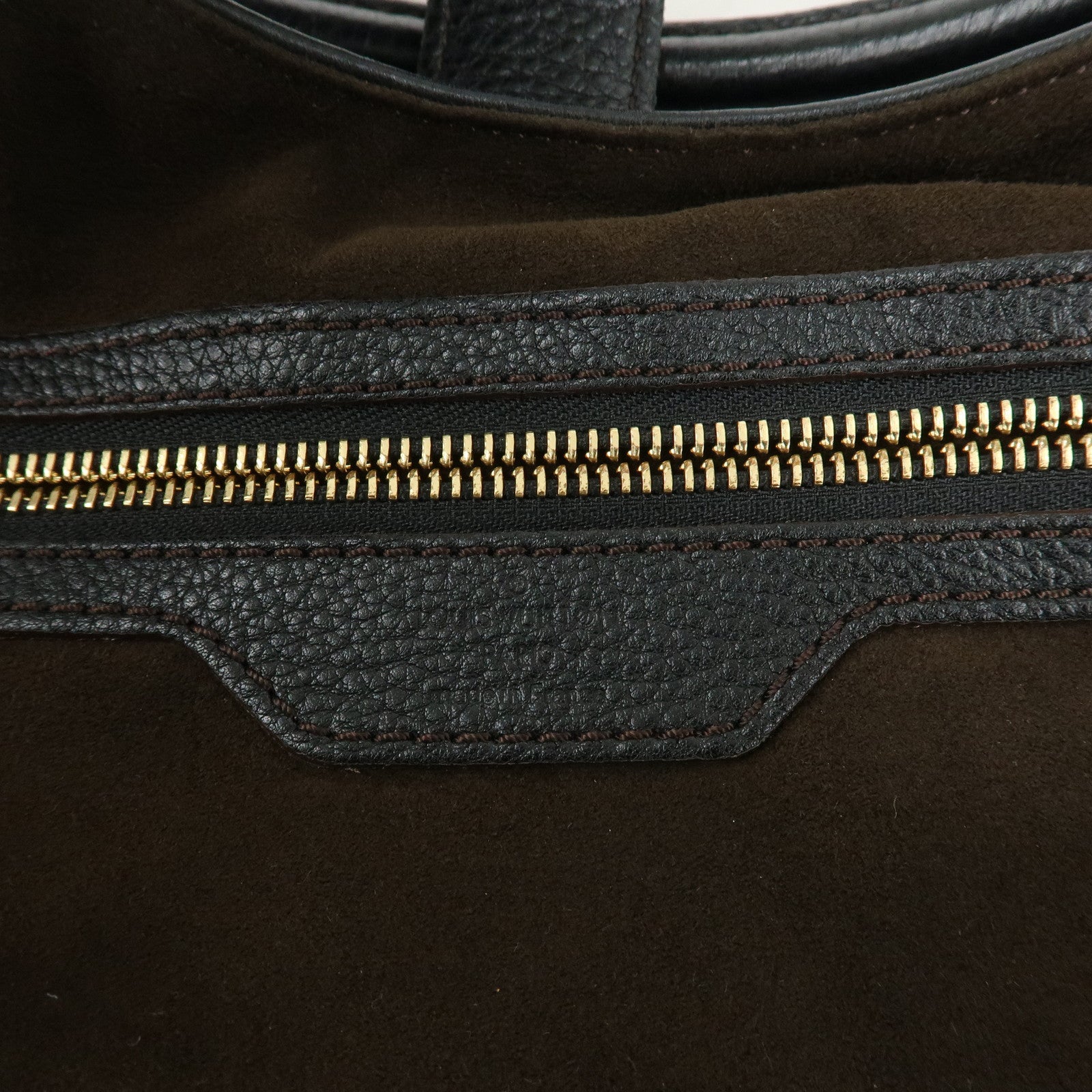 Louis Vuitton Monogram Mahina L Leather Hand Bag M93441 Used