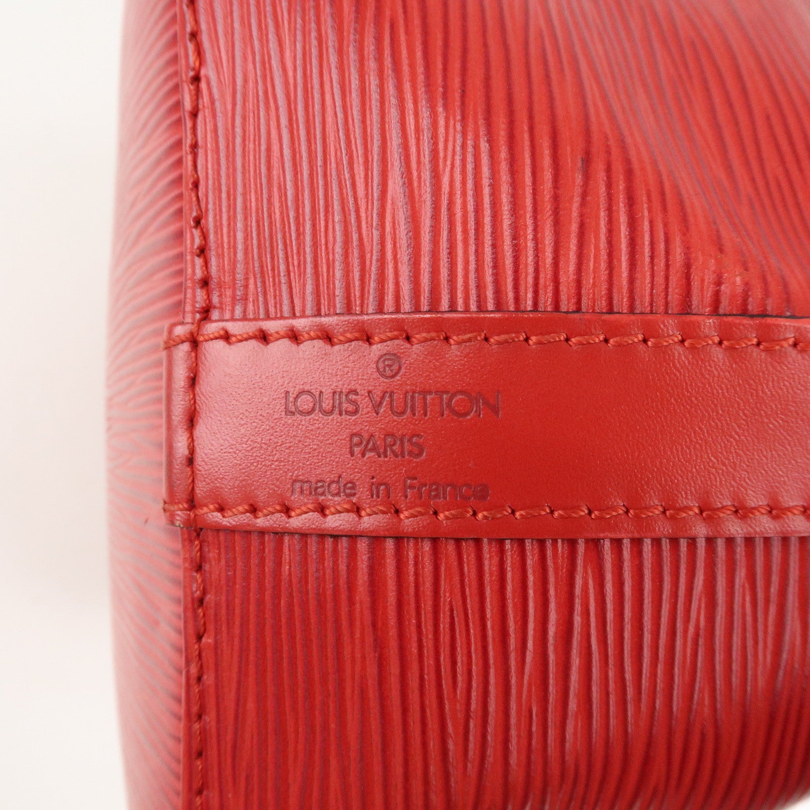 Louis Vuitton Epi Petit Noe Shoulder Bag Castilian Red M44107 Used