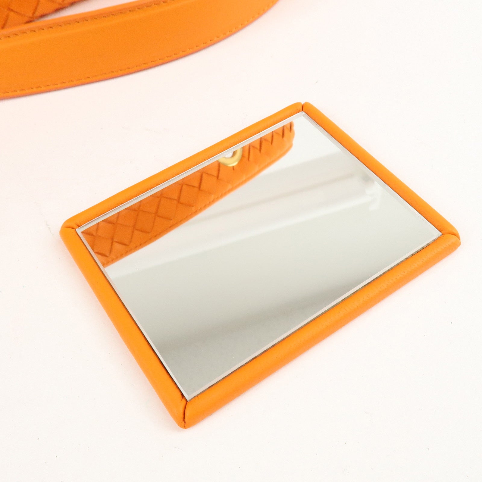 BOTTEGA VENTA Intrecciato Leather Shoulder Bag Hand Bag 428052 Used