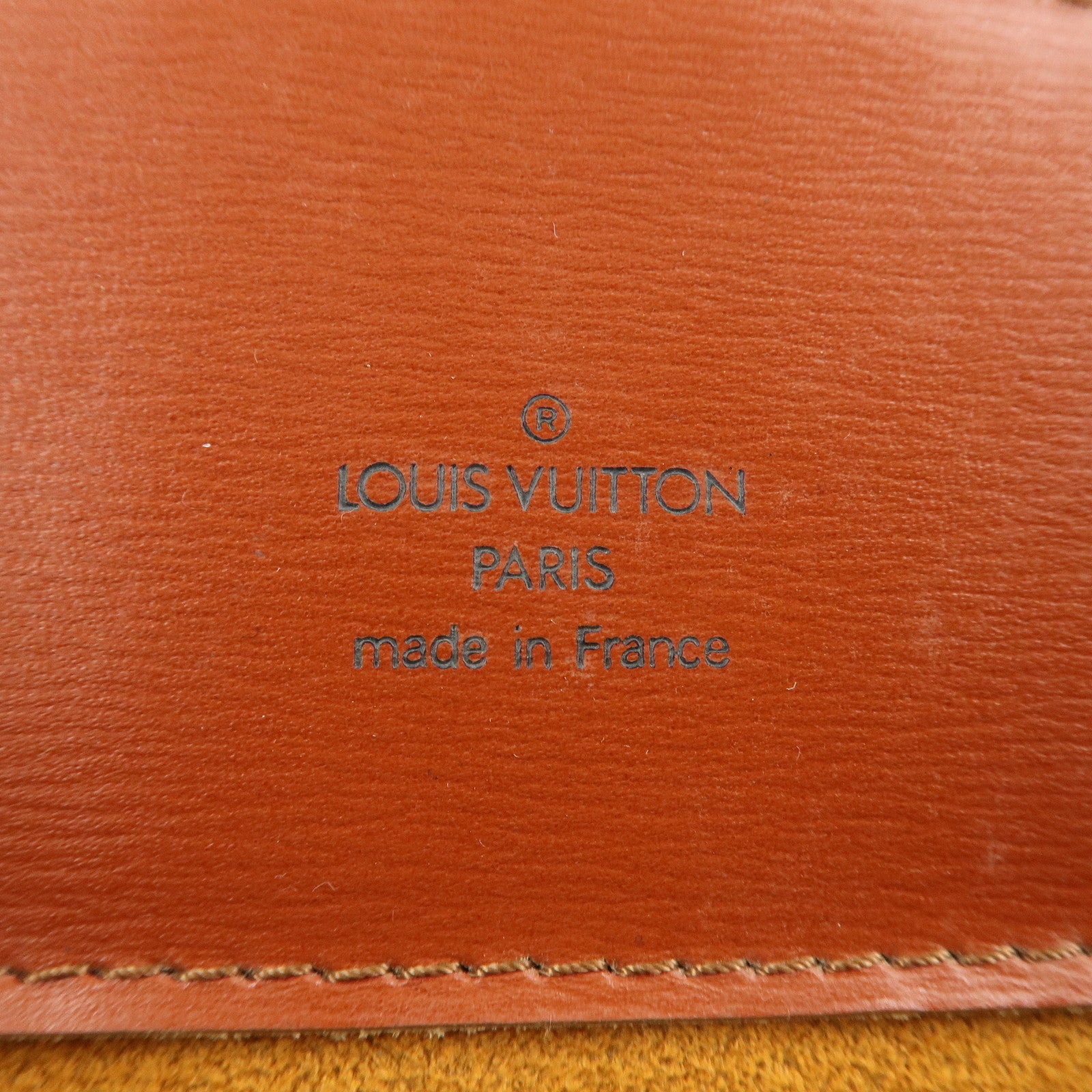 Louis Vuitton Epi Cluny Shoulder Bag Kenya Brown M52253 Used