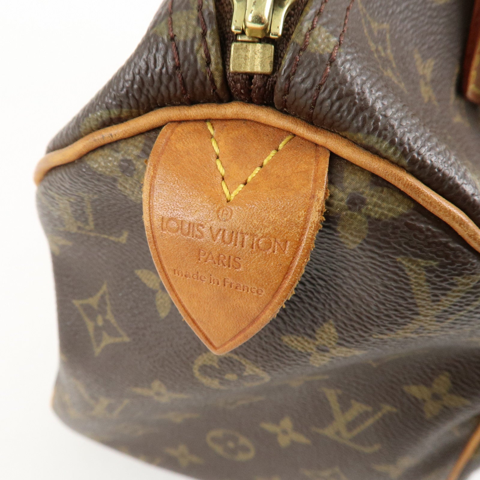 Louis Vuitton Monogram Speedy 30 Hand Bag Boston Bag M41526 Used